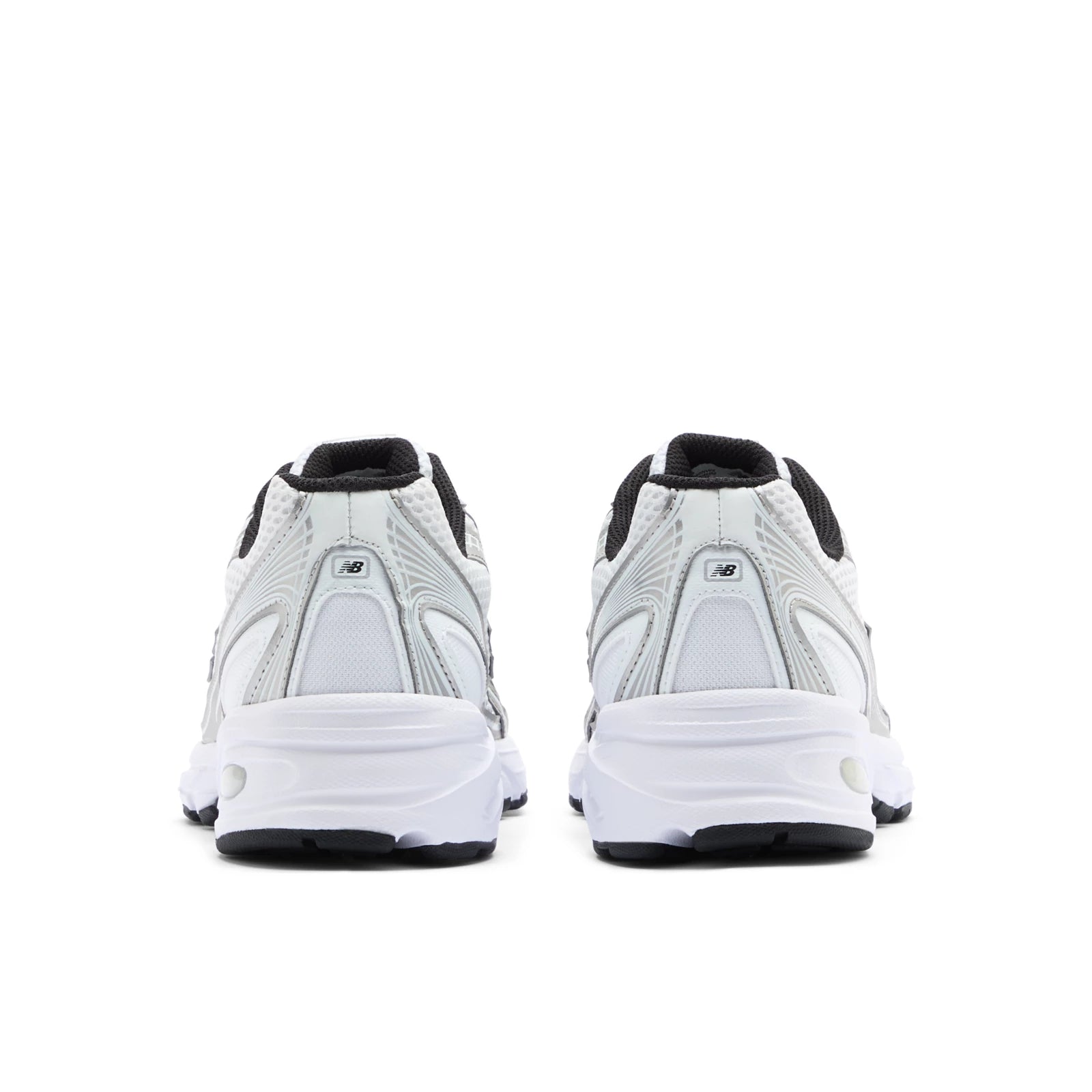 New Balance 740 White With Metallic Silver And Black White With Metallic Silver And Black