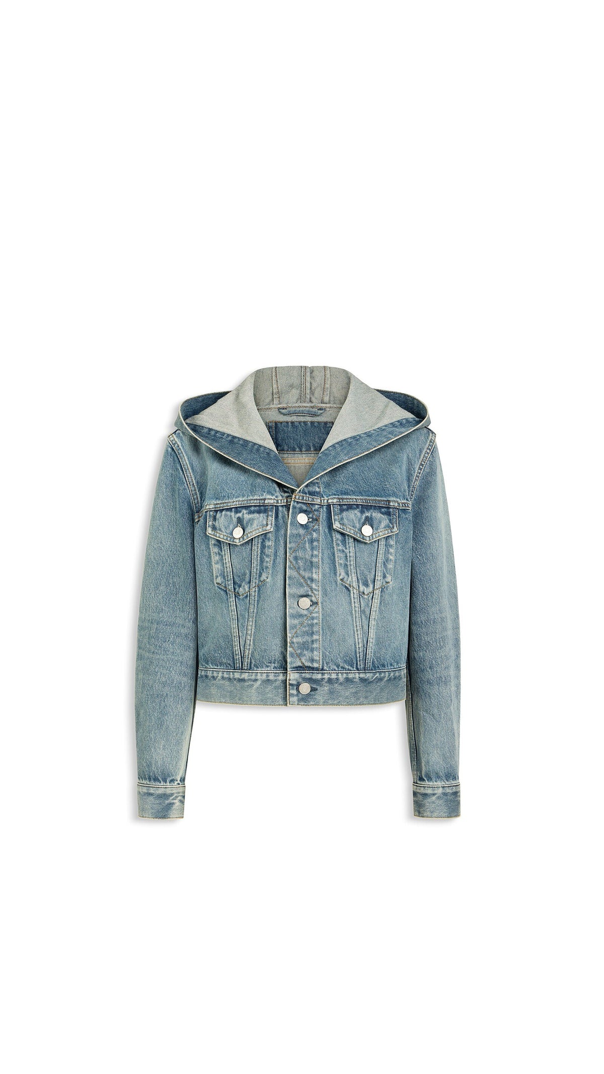 Alaïa Hooded Denim Jacket