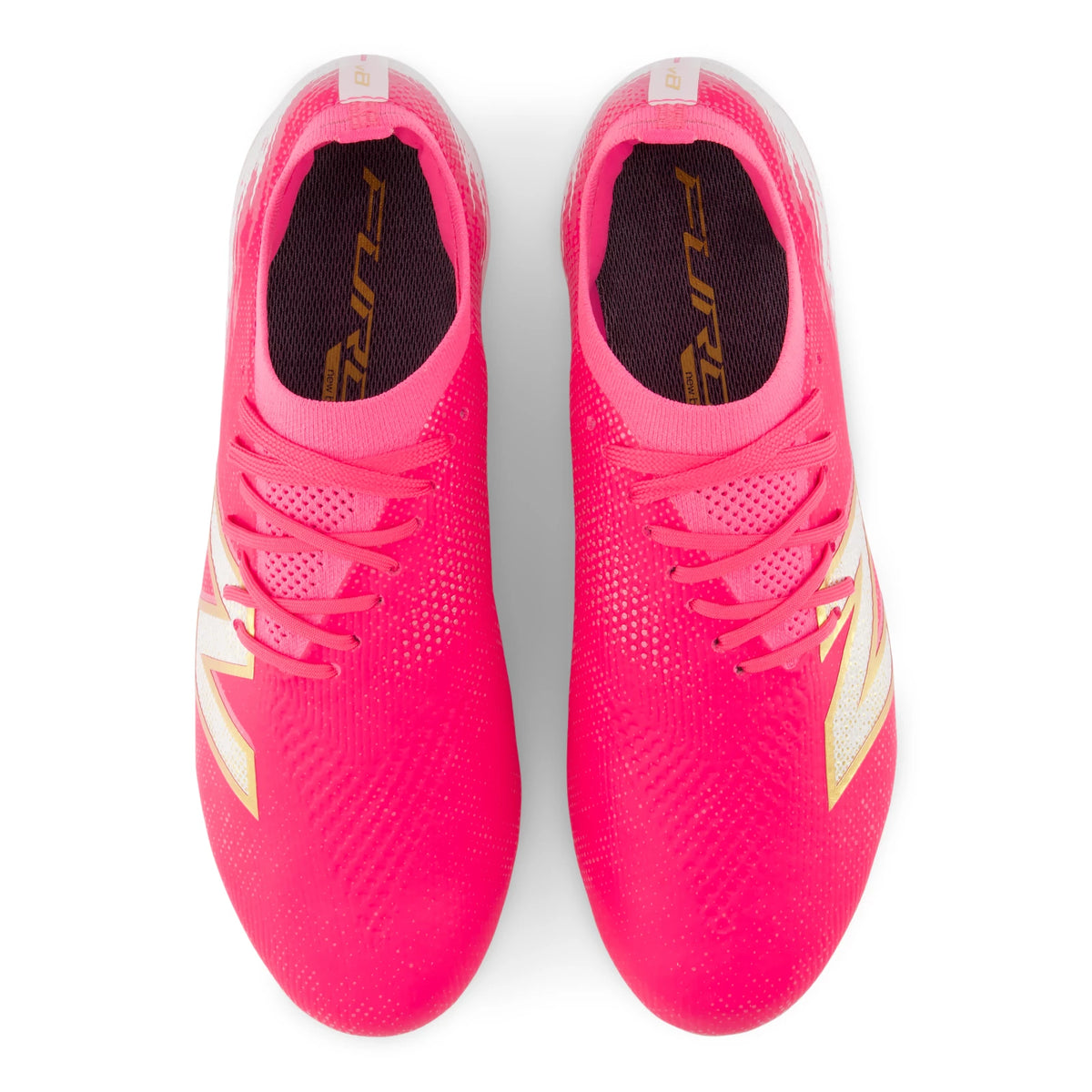 New Balance Furon Women's Elite MG V8 Pink Heat with Sea Salt and Gold Metallic