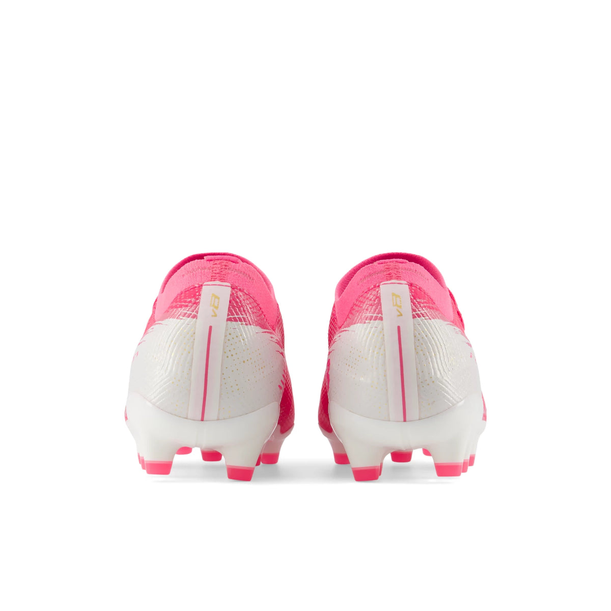 New Balance Furon Women's Elite MG V8 Pink Heat with Sea Salt and Gold Metallic