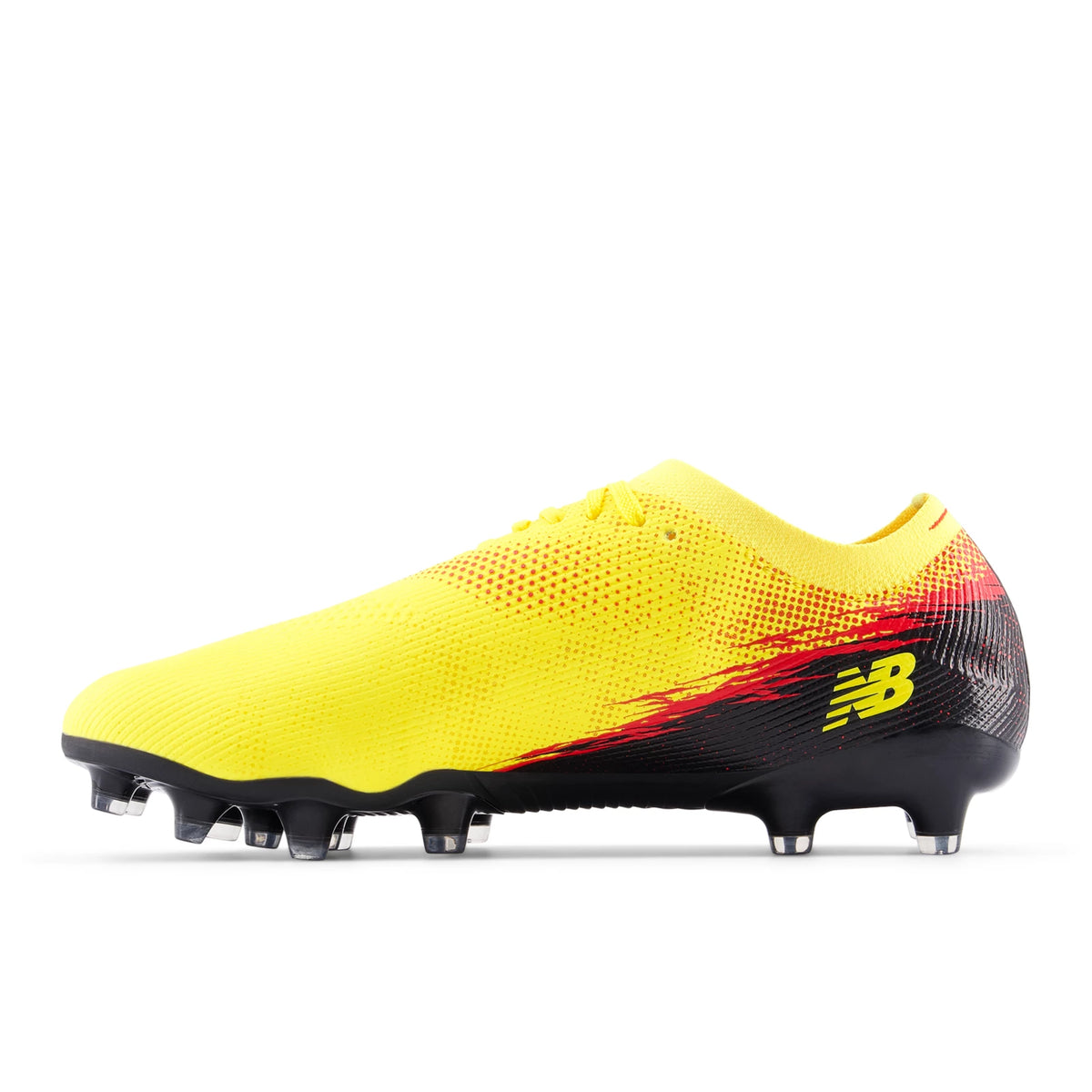 New Balance Furon Women's Elite MG V8 Punch Yellow with Black and Fire Cracker