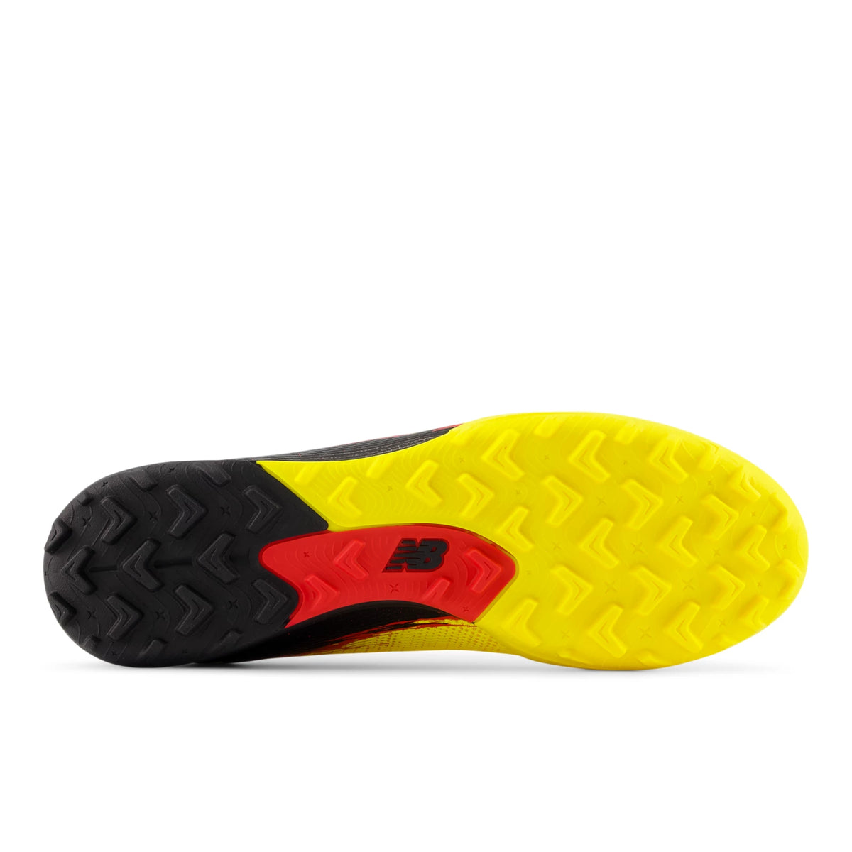 New Balance Furon Elite TF V8 Punch Yellow with Black and Fire Cracker