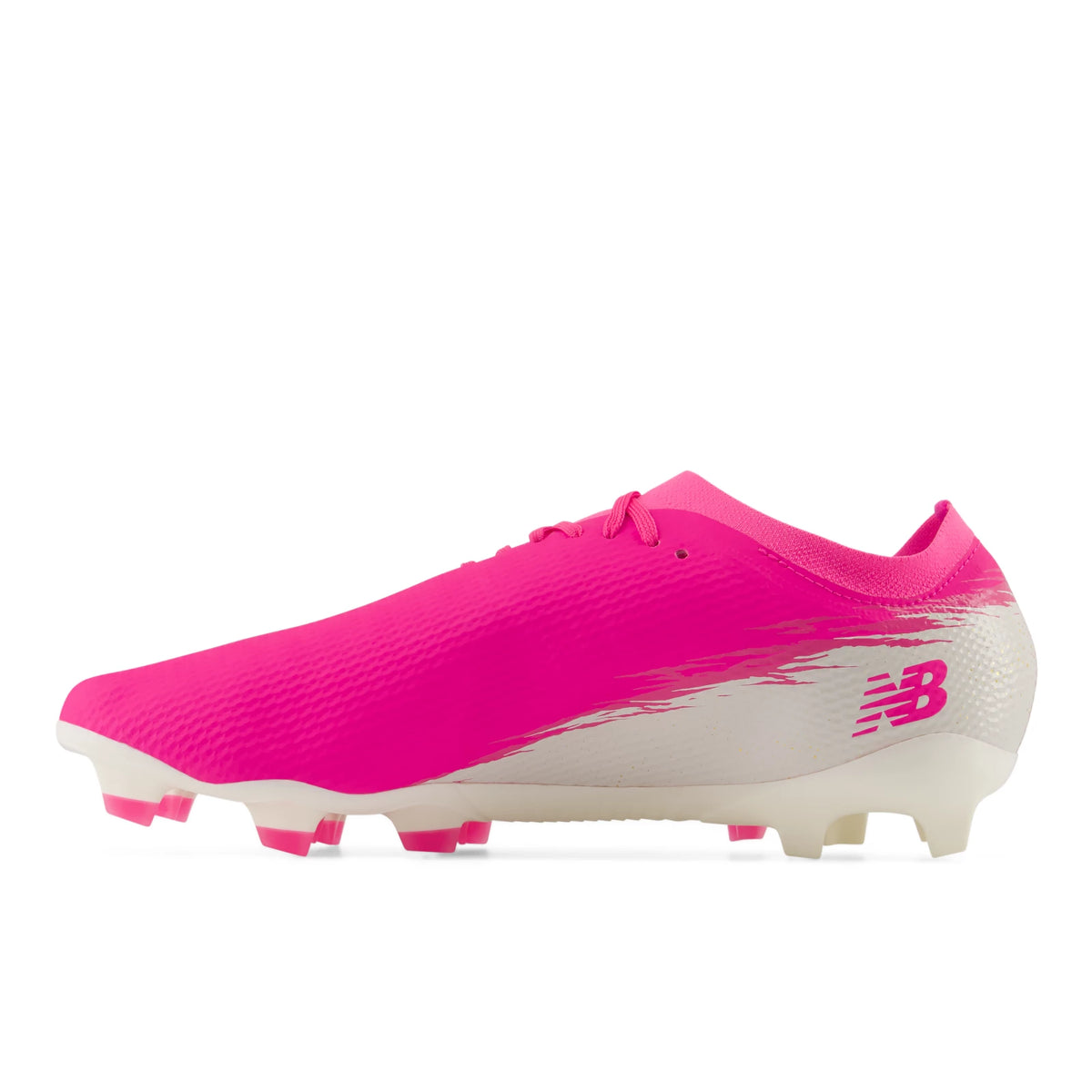 New Balance Furon Team FG V8 Pink Heat with Sea Salt and Gold Metallic