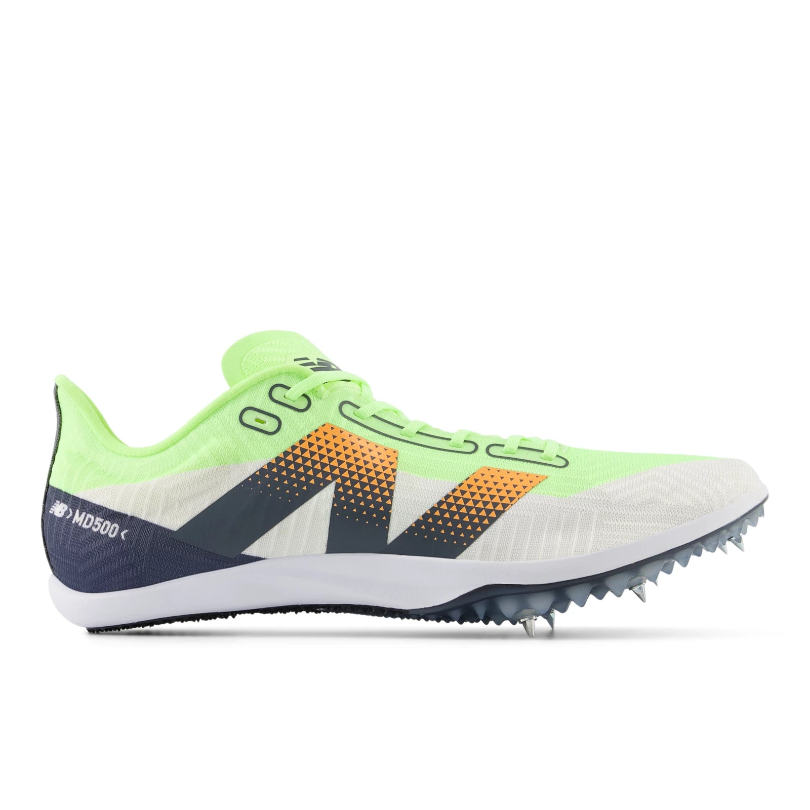 New Balance Fuelcell Md500 V9 Bleached Lime Glo With Graphite And White Bleached Lime Glo With Graphite And White