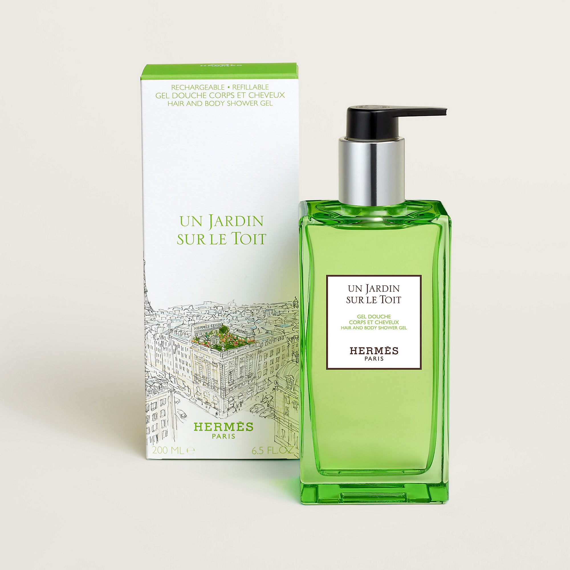 Hermes Un Jardin Sur Le Toit Hair And Body Shower Gel