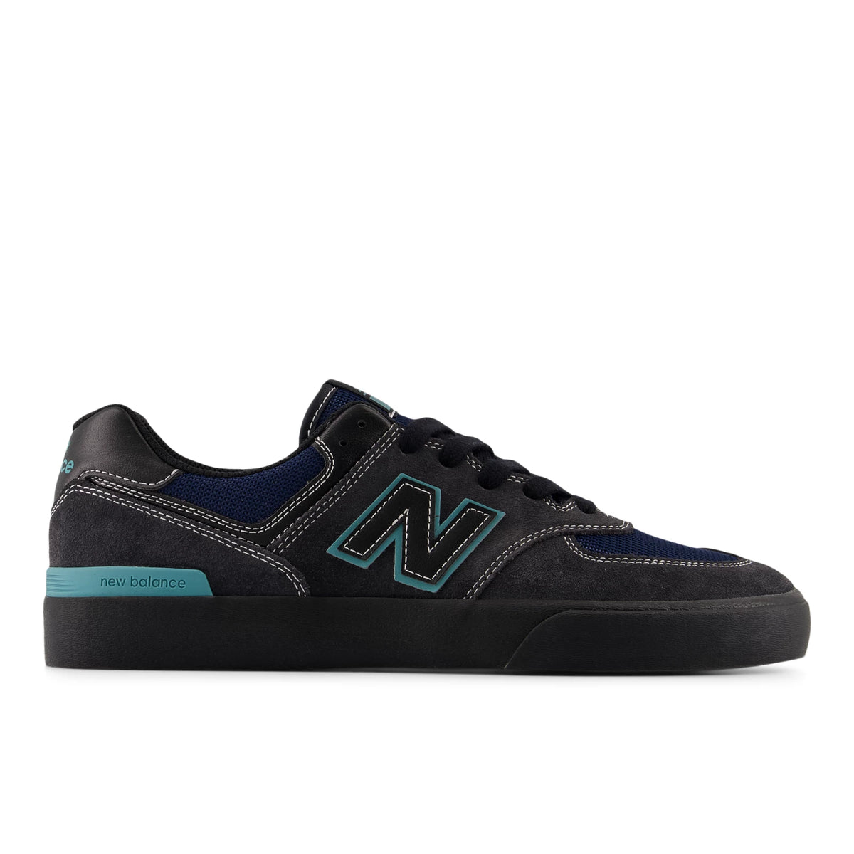 New Balance NB Numeric 574 Vulc Faded Black with Faded Teal
