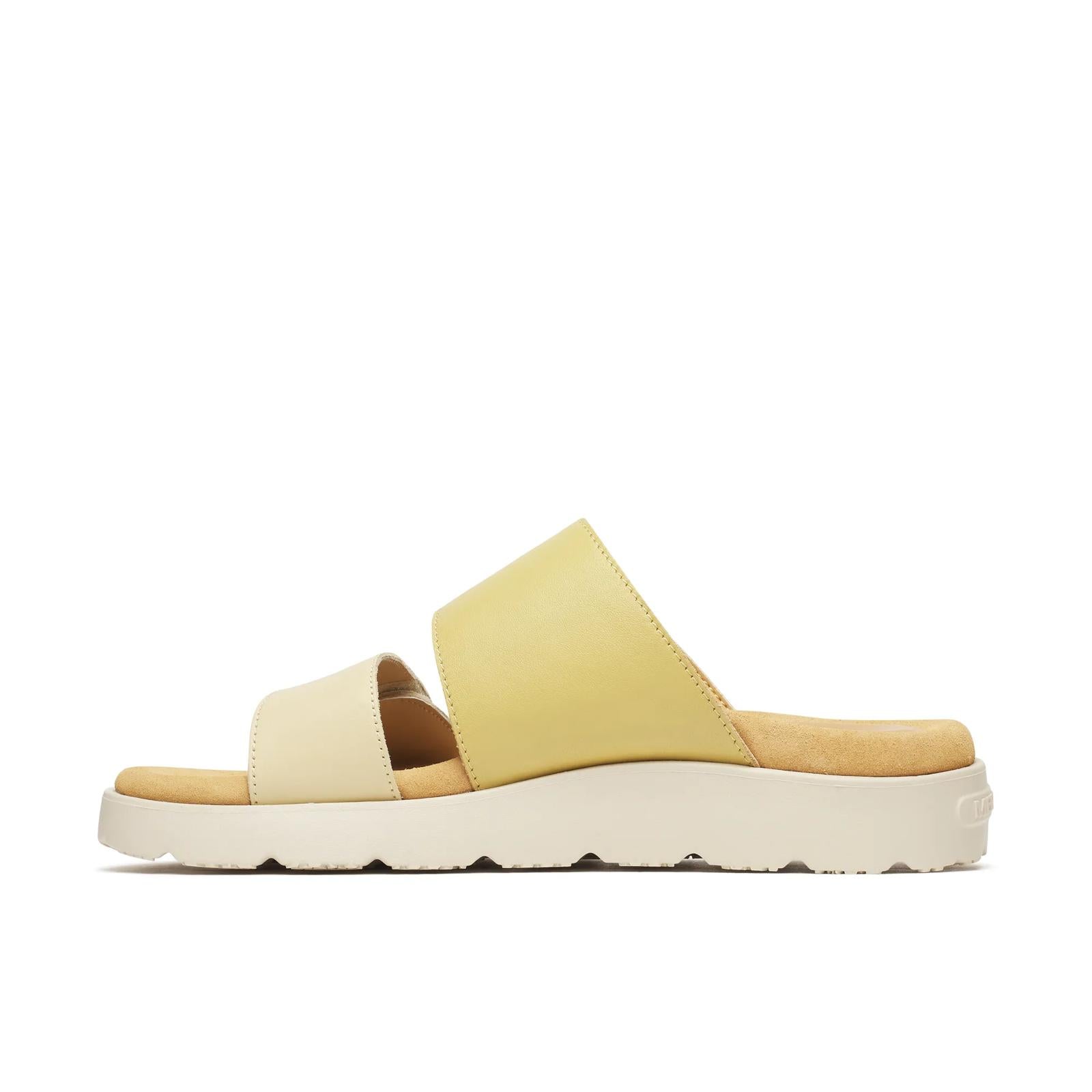 Merrell Women's Fleur Leather Slide Caramel/Almond