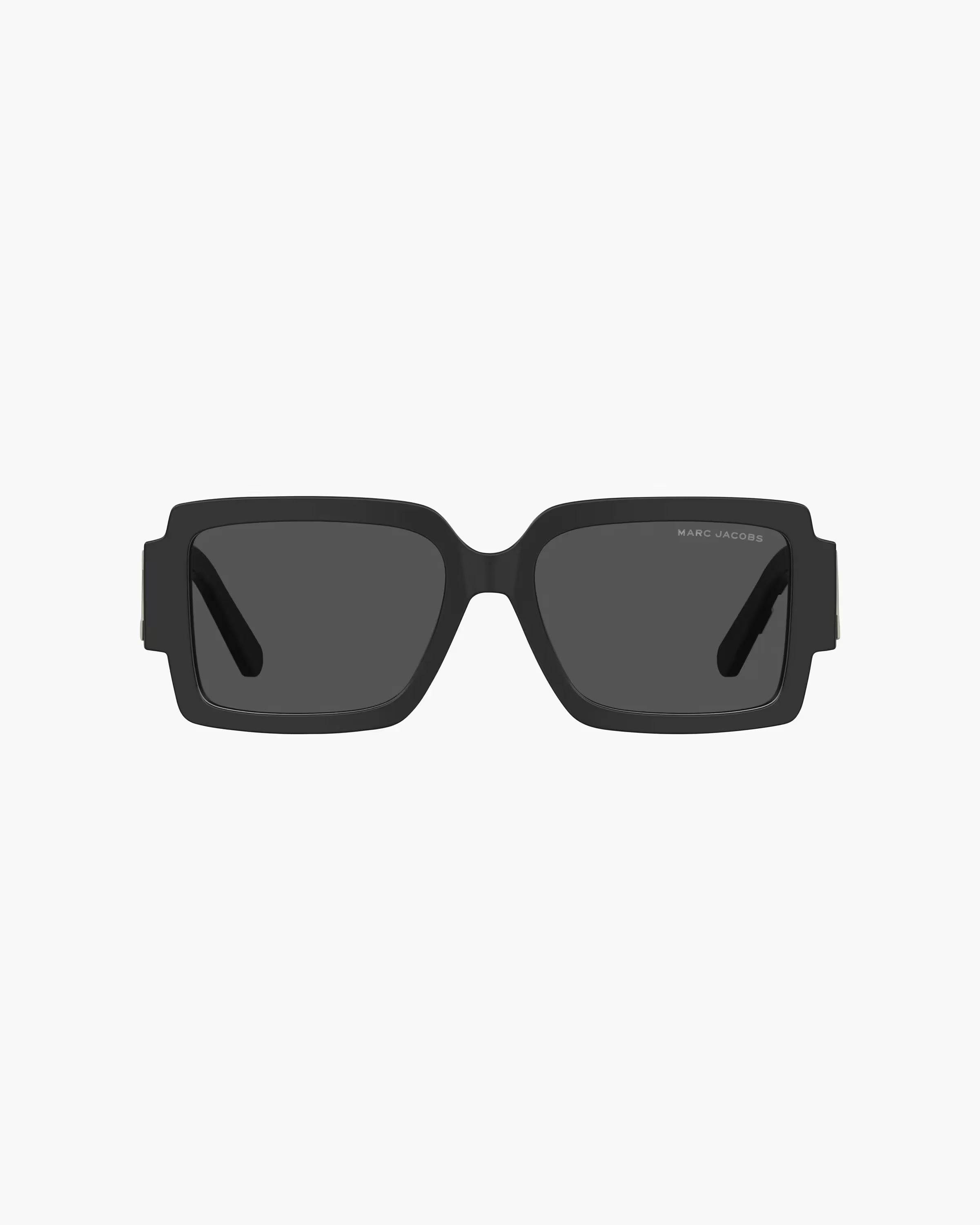 Marc Jacobs The Bold Logo Square Sunglasses Black/White