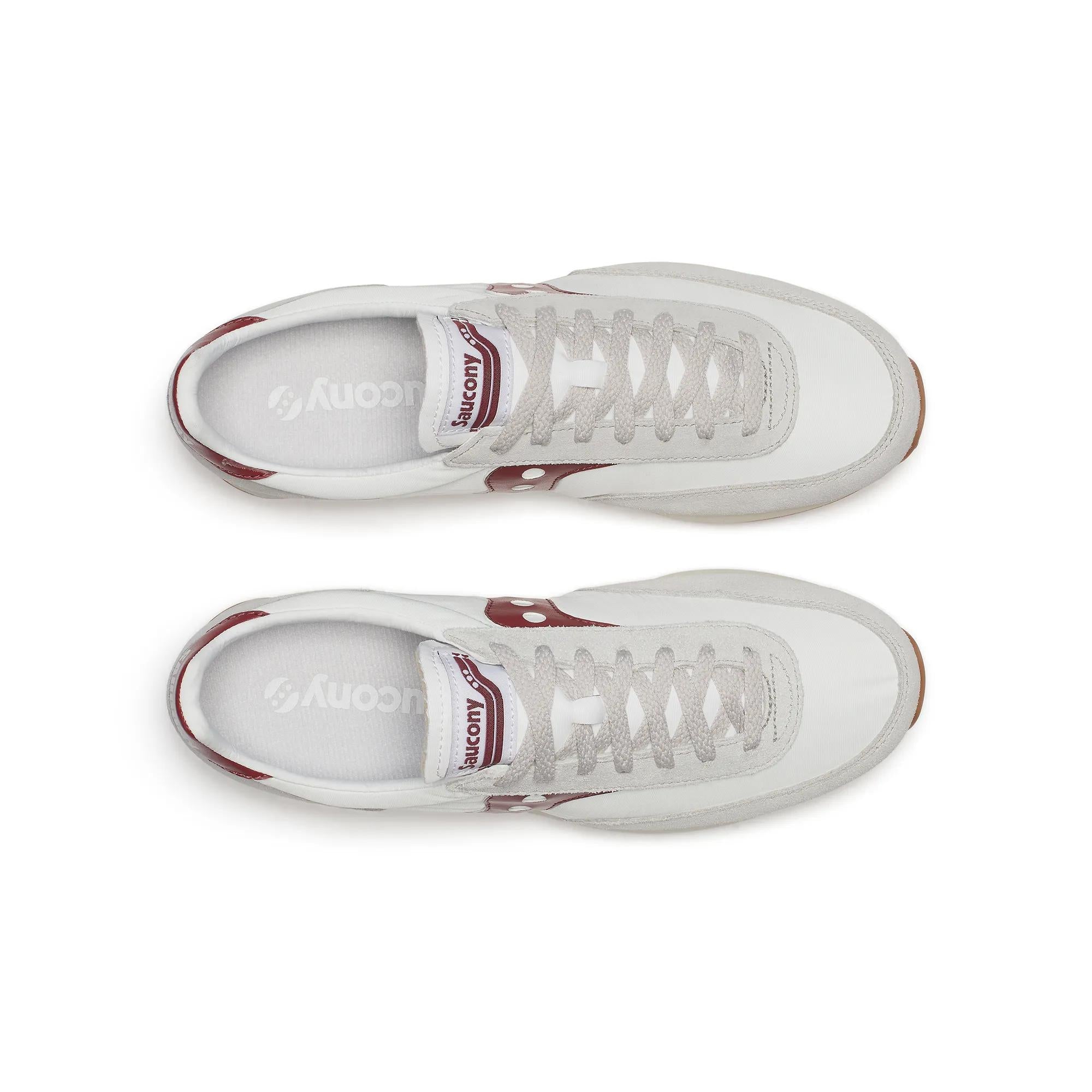 Saucony Trainer 80 White | Maroon