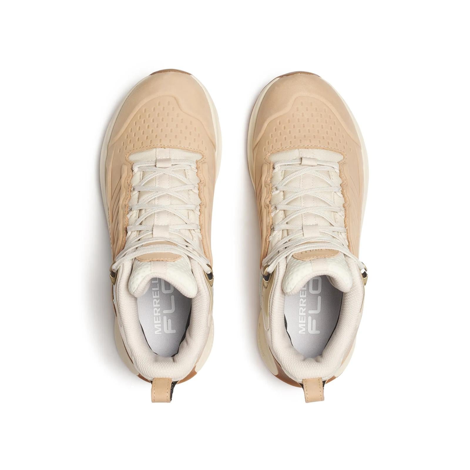 Merrell Women's Moab Speed 2 Leather Mid Waterproof Latte