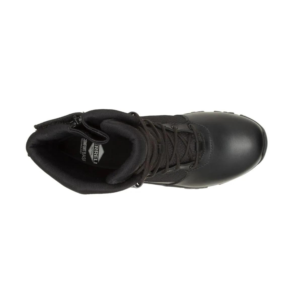Merrell Men's Moab 3 8" Tactical Response Zip Waterproof Boot Black