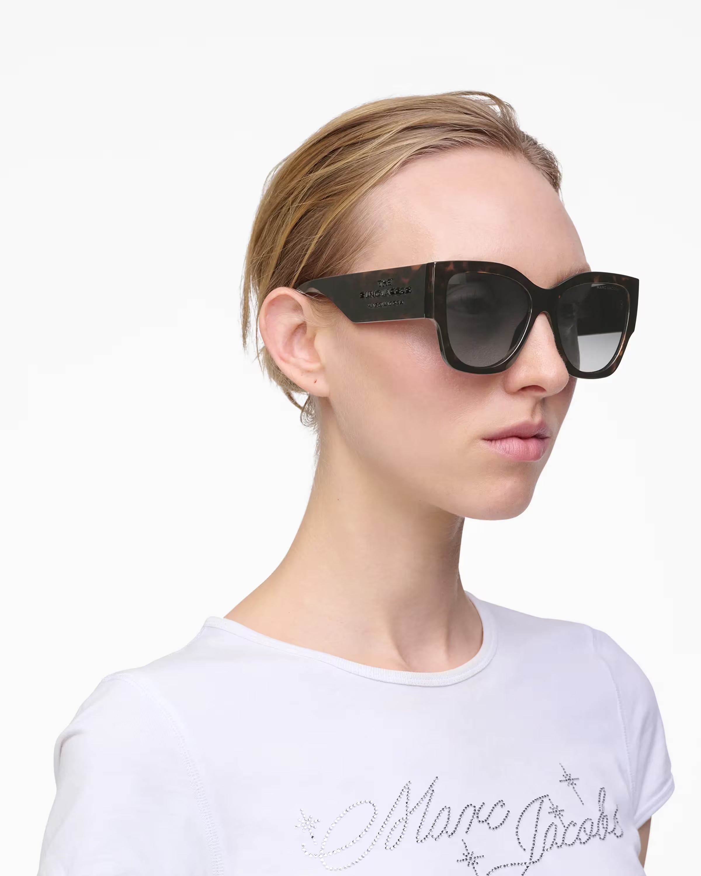 Marc Jacobs The Logo Webbing Strap Beige