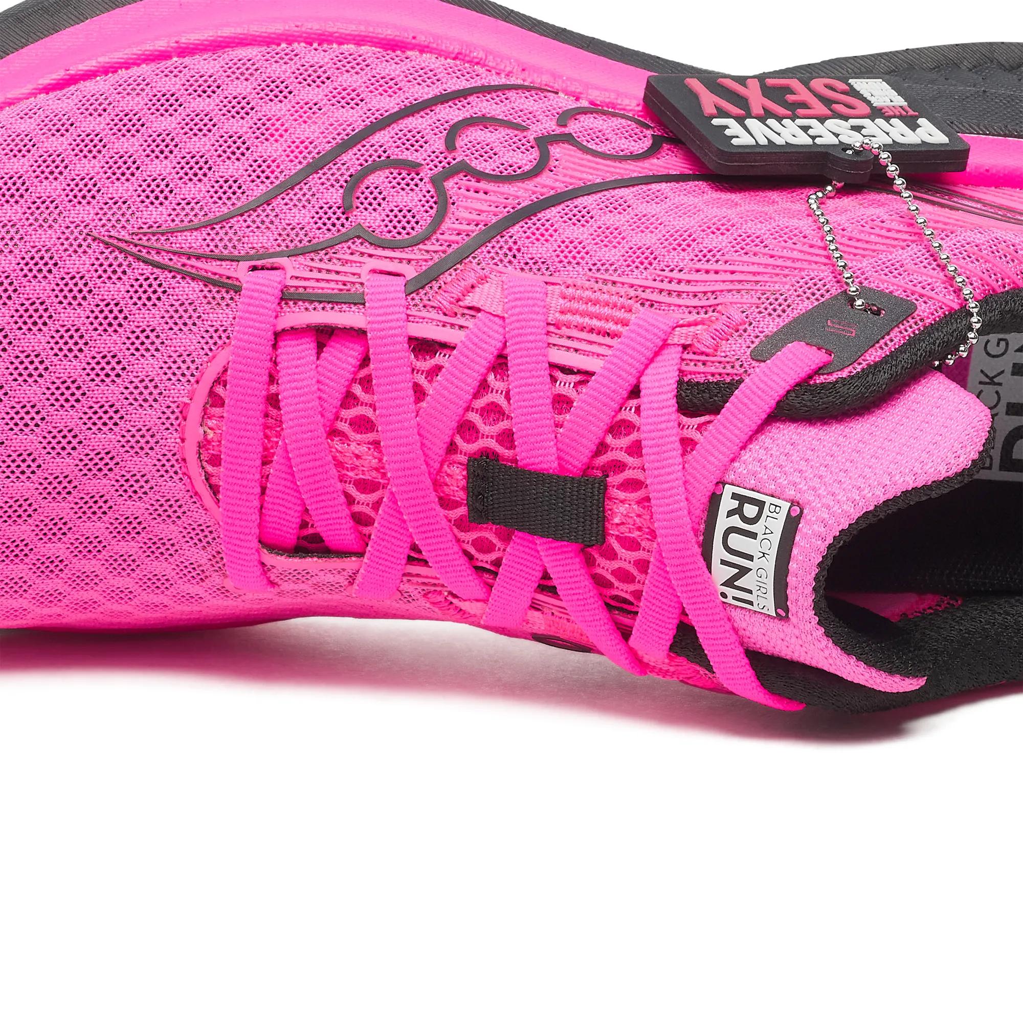 Saucony Women's Black Girls Run X Saucony Endorphin Speed 5 Hot Pink | Black