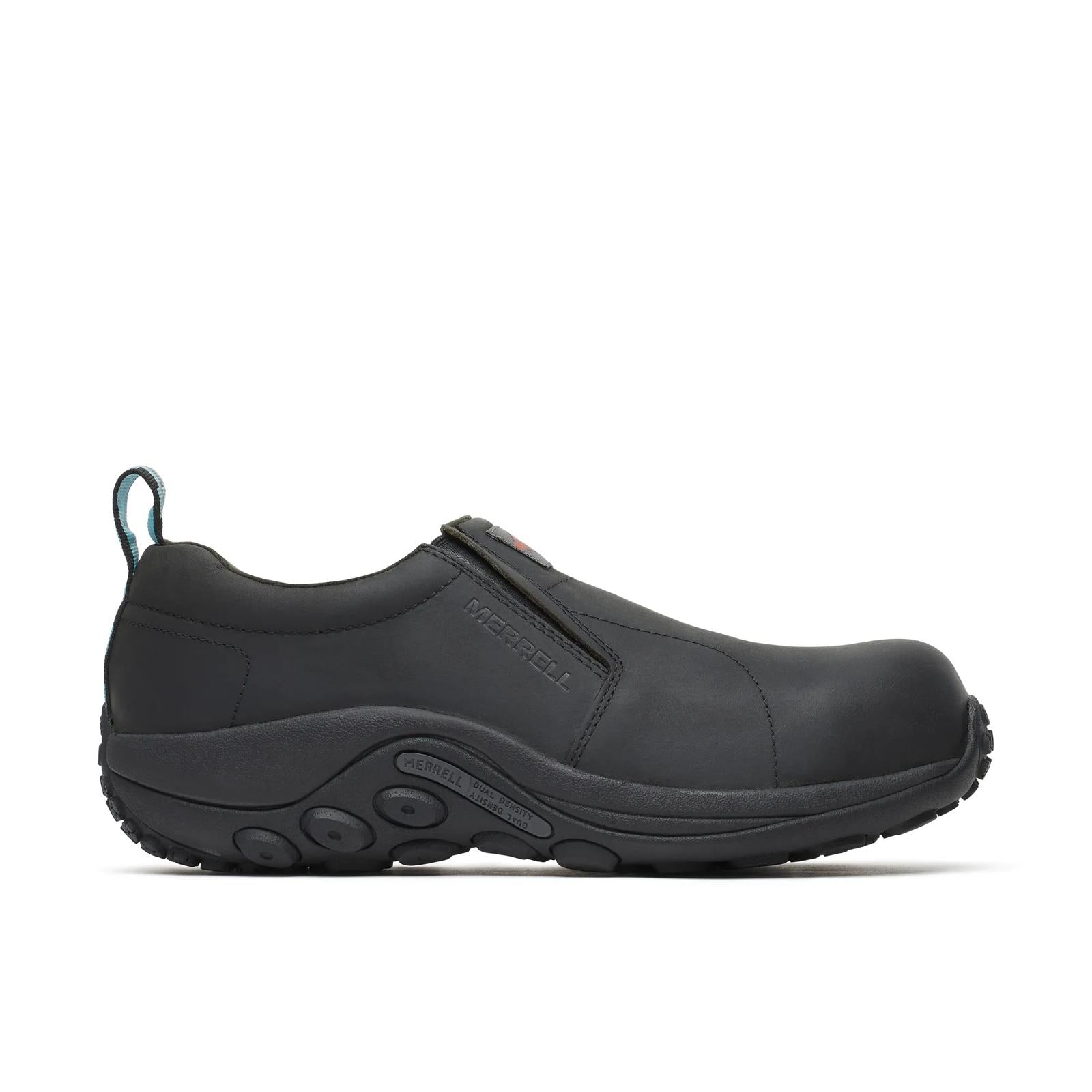 Merrell Women's Jungle Moc Leather Comp Toe Work Shoe Black