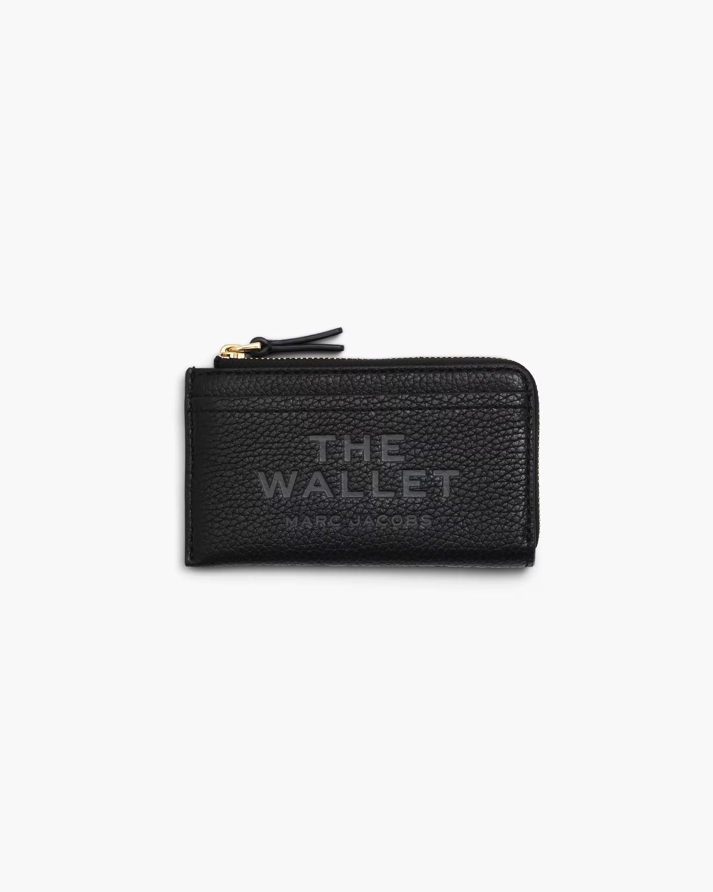 Marc Jacobs The Leather Top Zip Multi Wallet Black