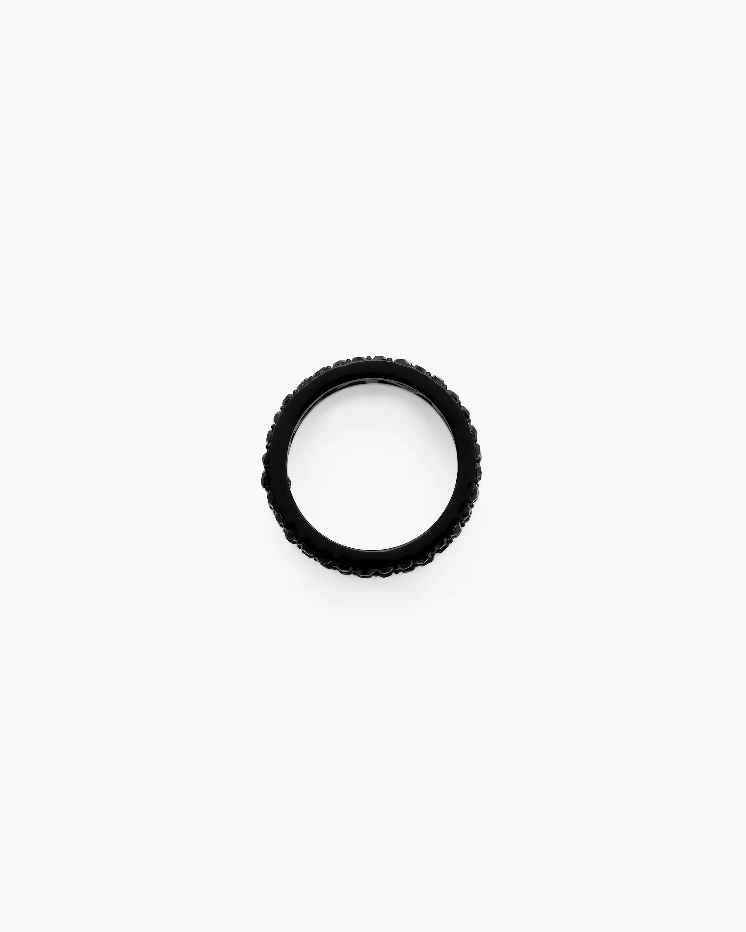 Marc Jacobs The Monogram Pave Ring Black/Black Crystal
