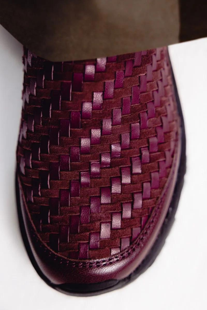Merrell Moab 2 Slide Leather Woven 1TRL Dark Cherry