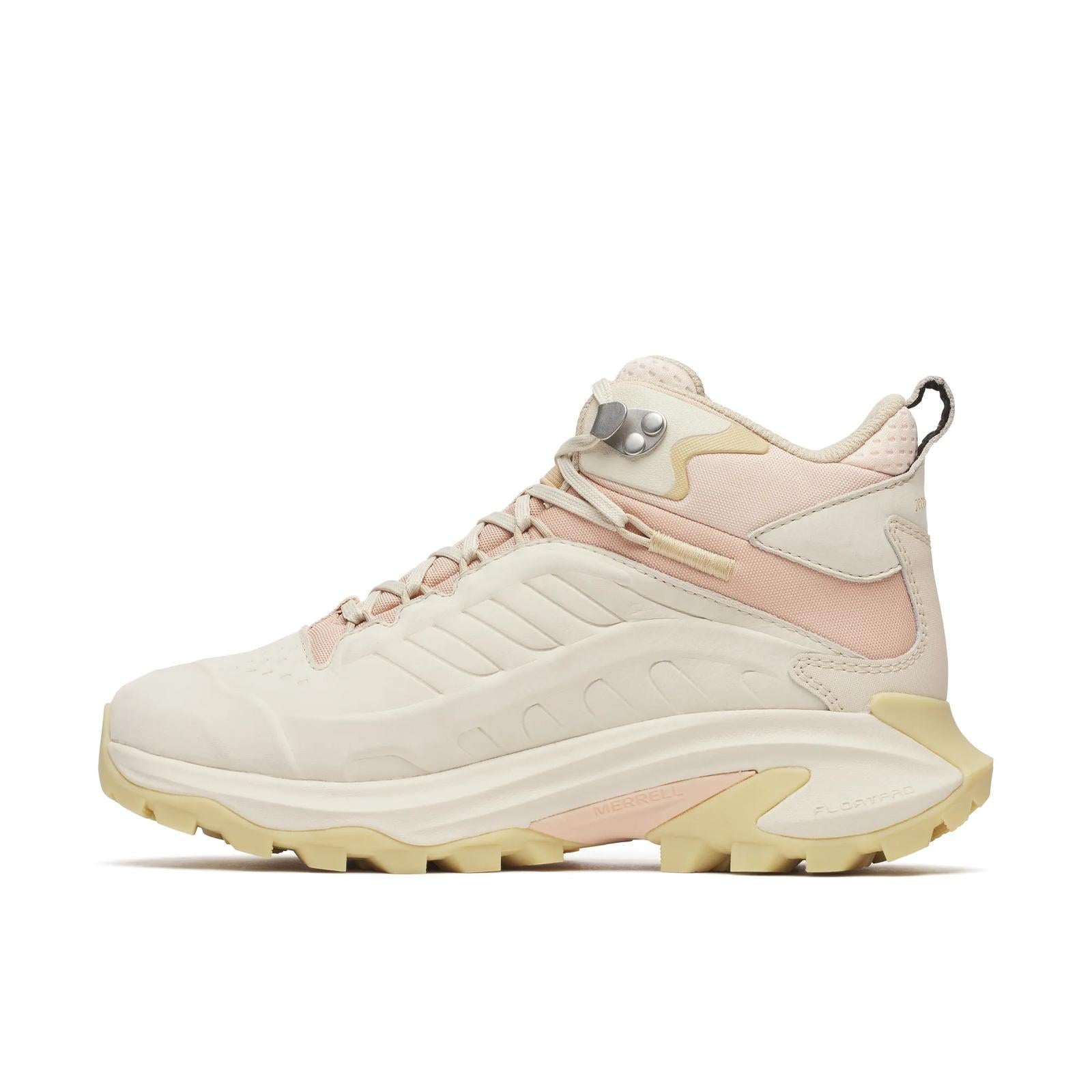 Merrell Women's Moab Speed 2 Leather Mid Waterproof Eggshell