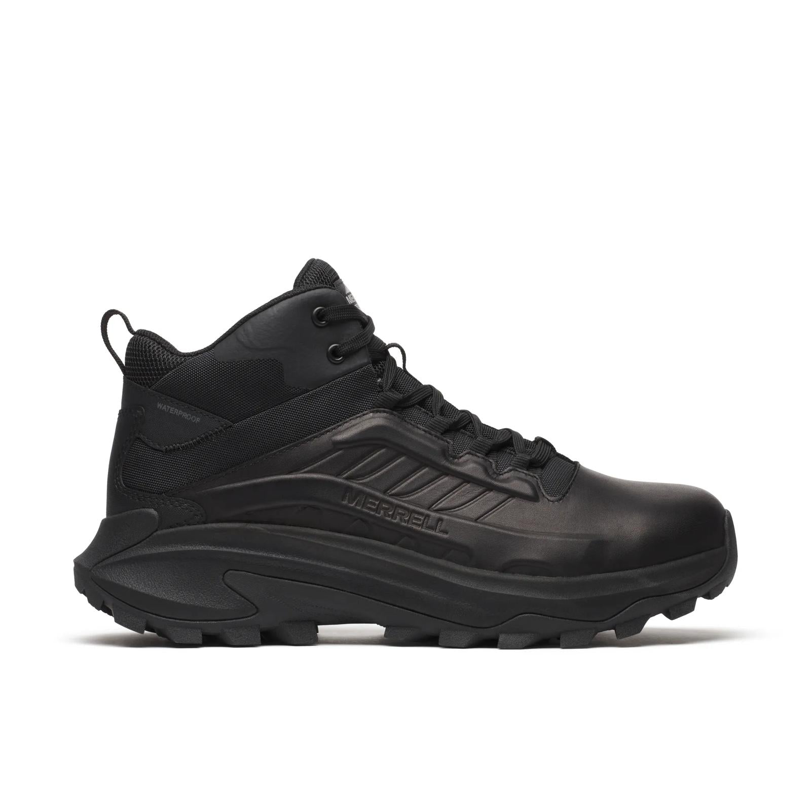 Merrell Men's Moab Speed 2 Mid Tactical Waterproof Black