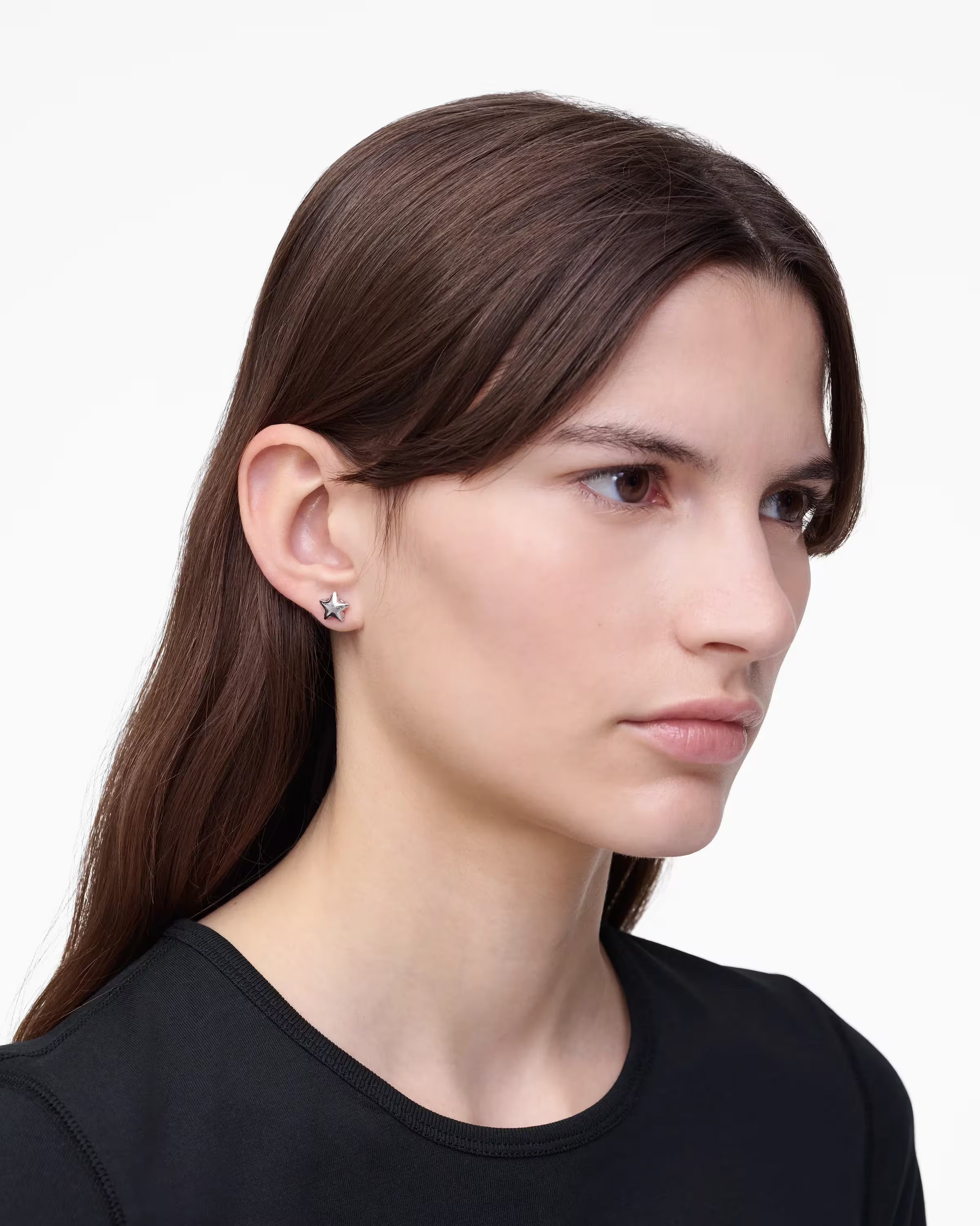 Marc Jacobs The Star Balloon Stud Earrings Light Antique Silver