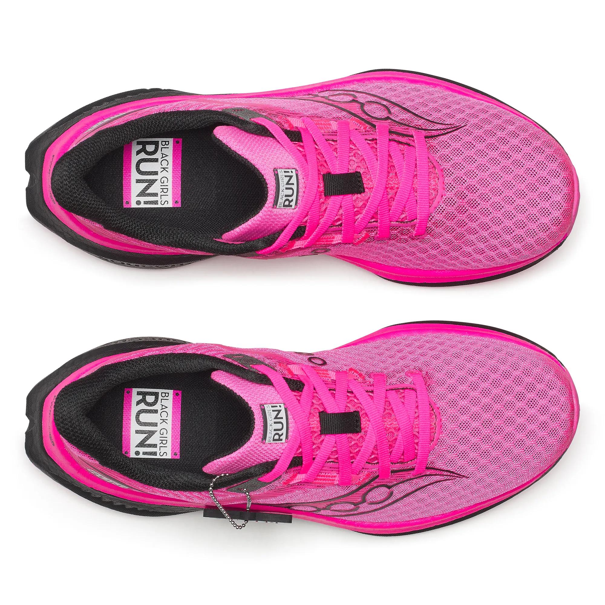 Saucony Women's Black Girls Run X Saucony Endorphin Speed 5 Hot Pink | Black