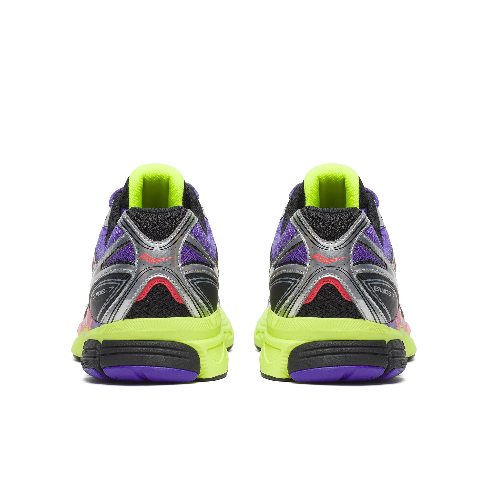Saucony ProGrid Guide 7 Hi Octane Purple | Citron
