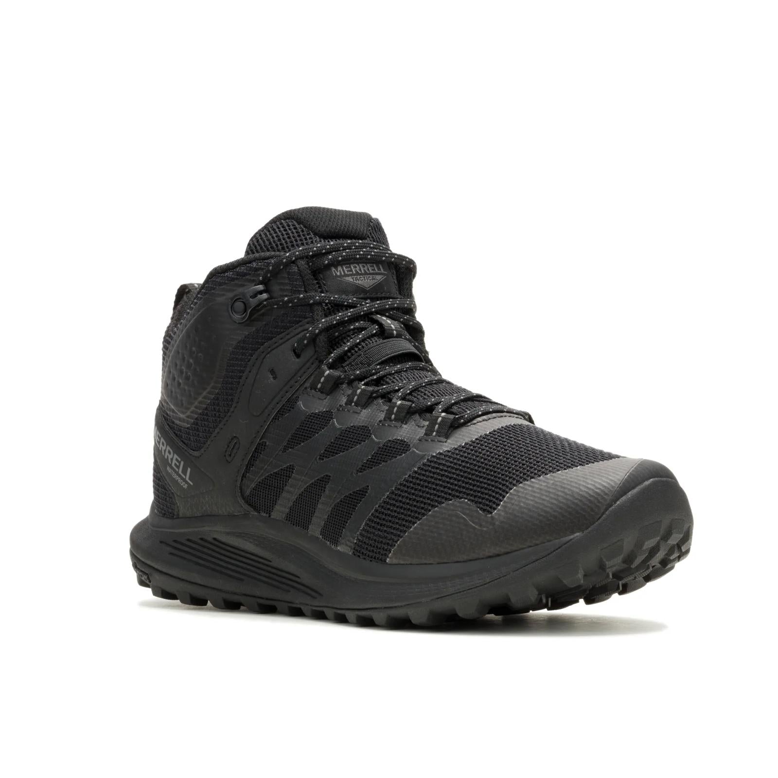 Merrell Men's Nova 3 Mid Tactical Waterproof Boot Black/Charcoal