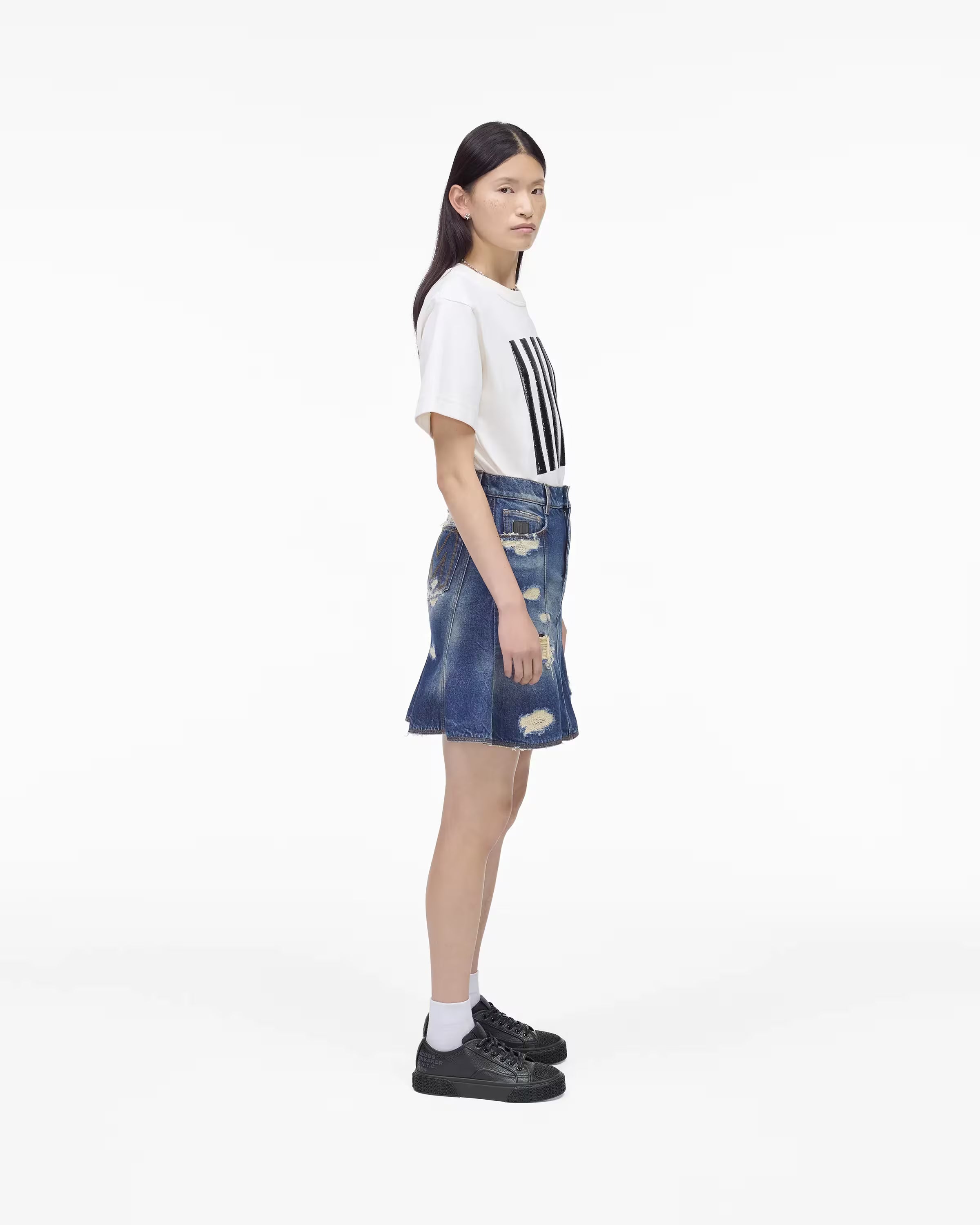Marc Jacobs The Leather Sneaker Black