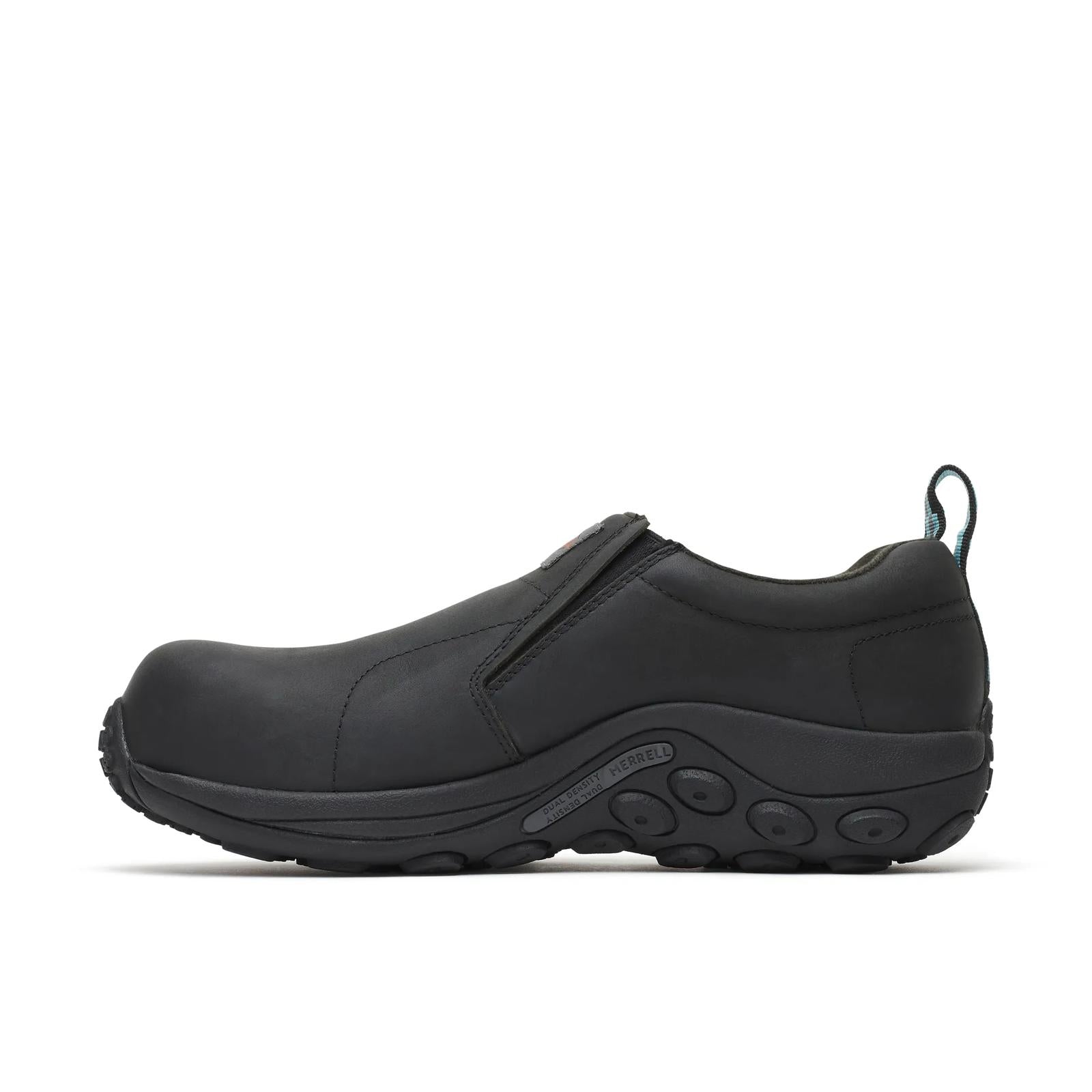 Merrell Women's Jungle Moc Leather Comp Toe Work Shoe Black