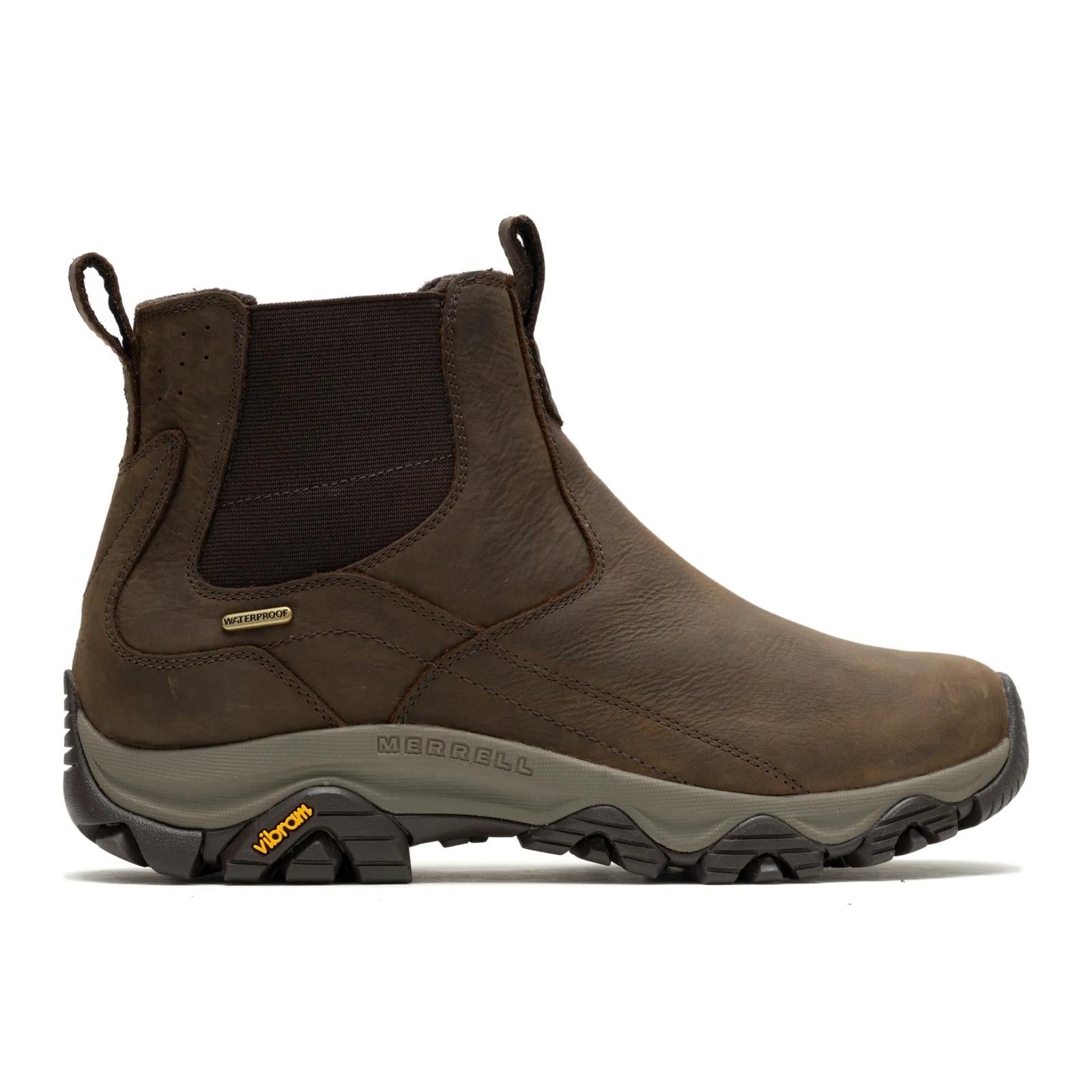 Merrell Men's Moab Adventure 3 Chelsea Polar Waterproof Wide Width Earth