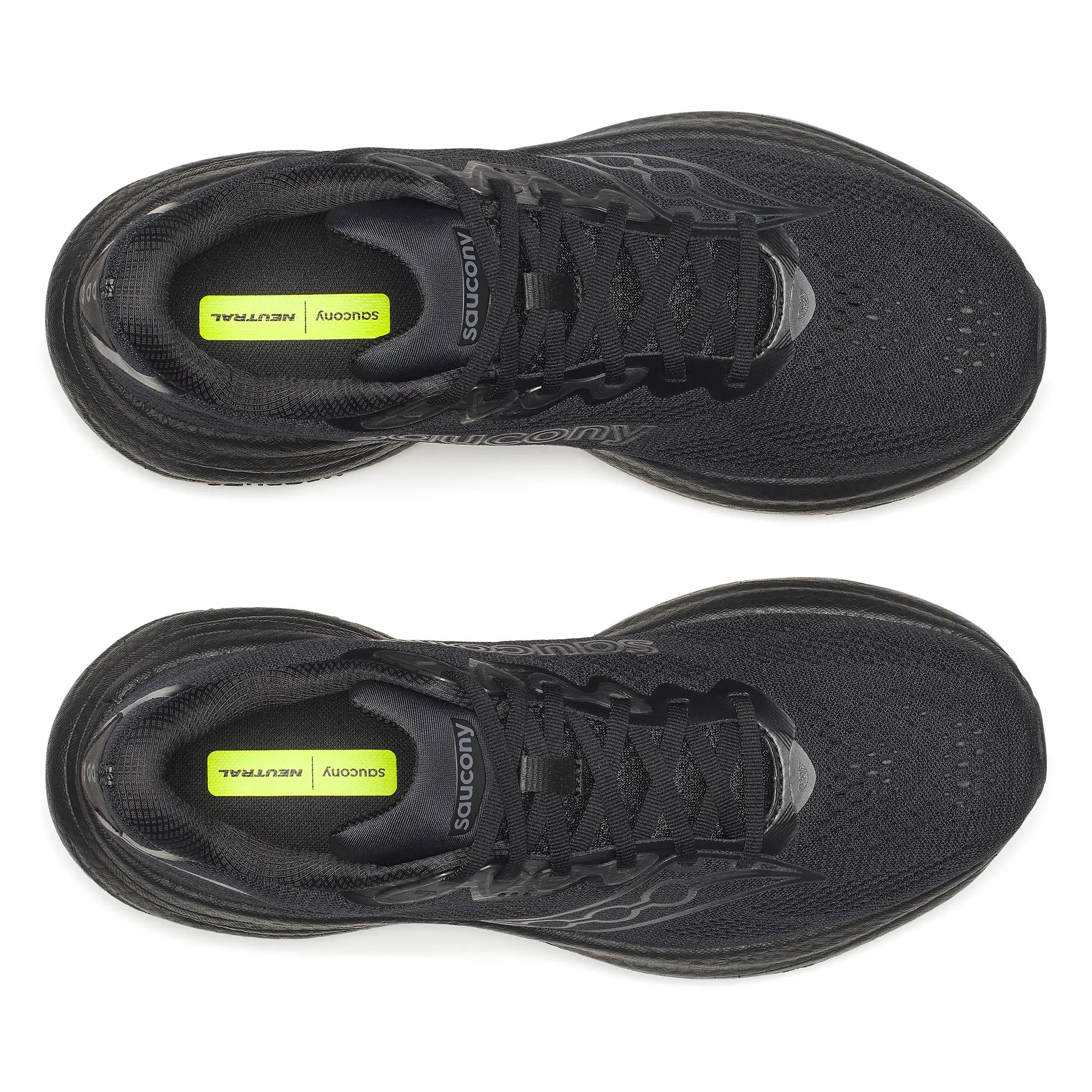 Saucony Men's Ride 19 Wide Triple Black