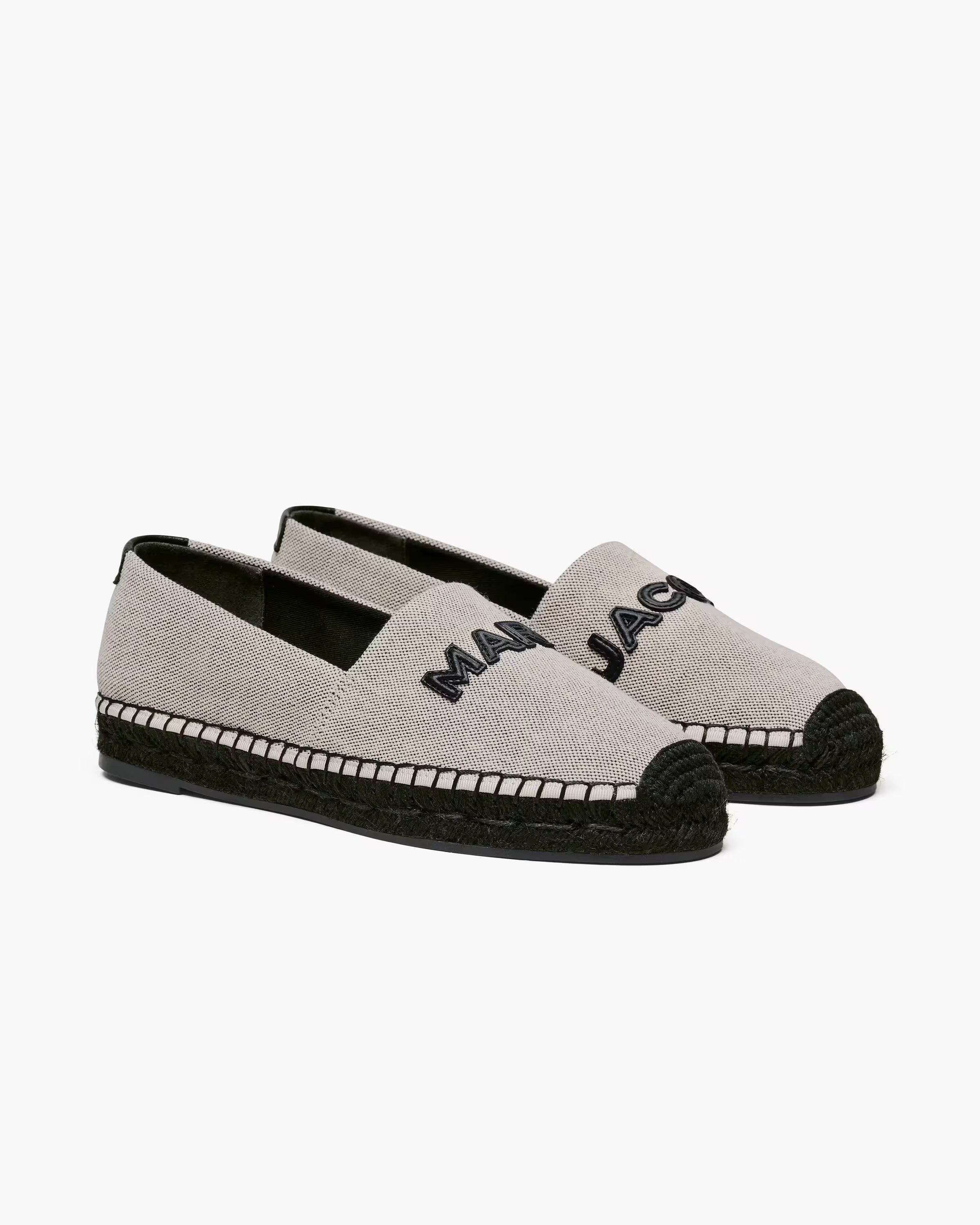 Marc Jacobs The Canvas Logo Espadrille Ivory/Black