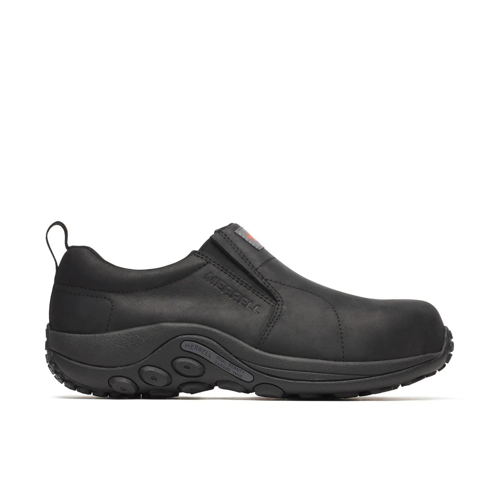 Merrell Men's Jungle Moc Leather Hi-Vis Carbon Fiber Low Black