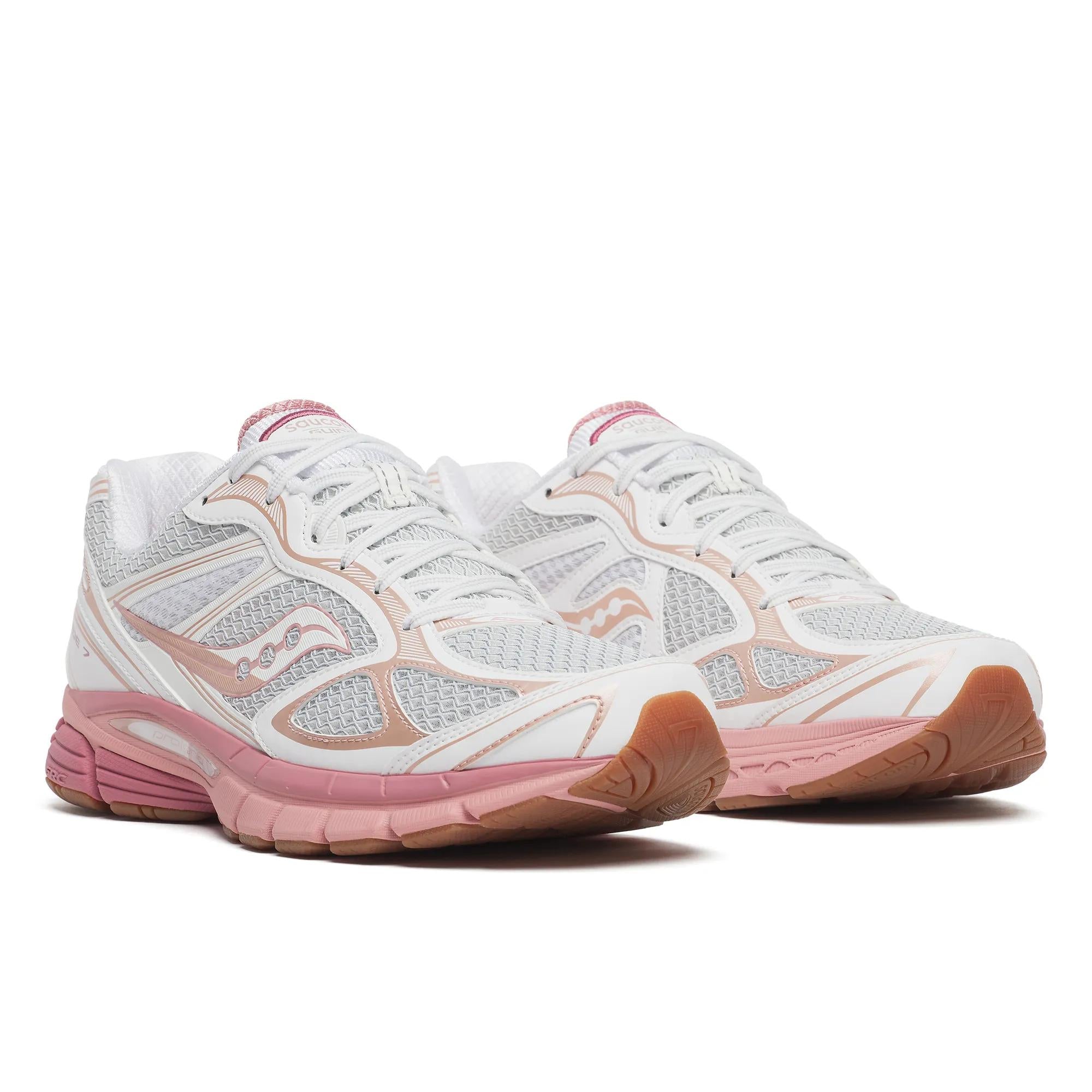 Saucony ProGrid Guide 7 White | Peach