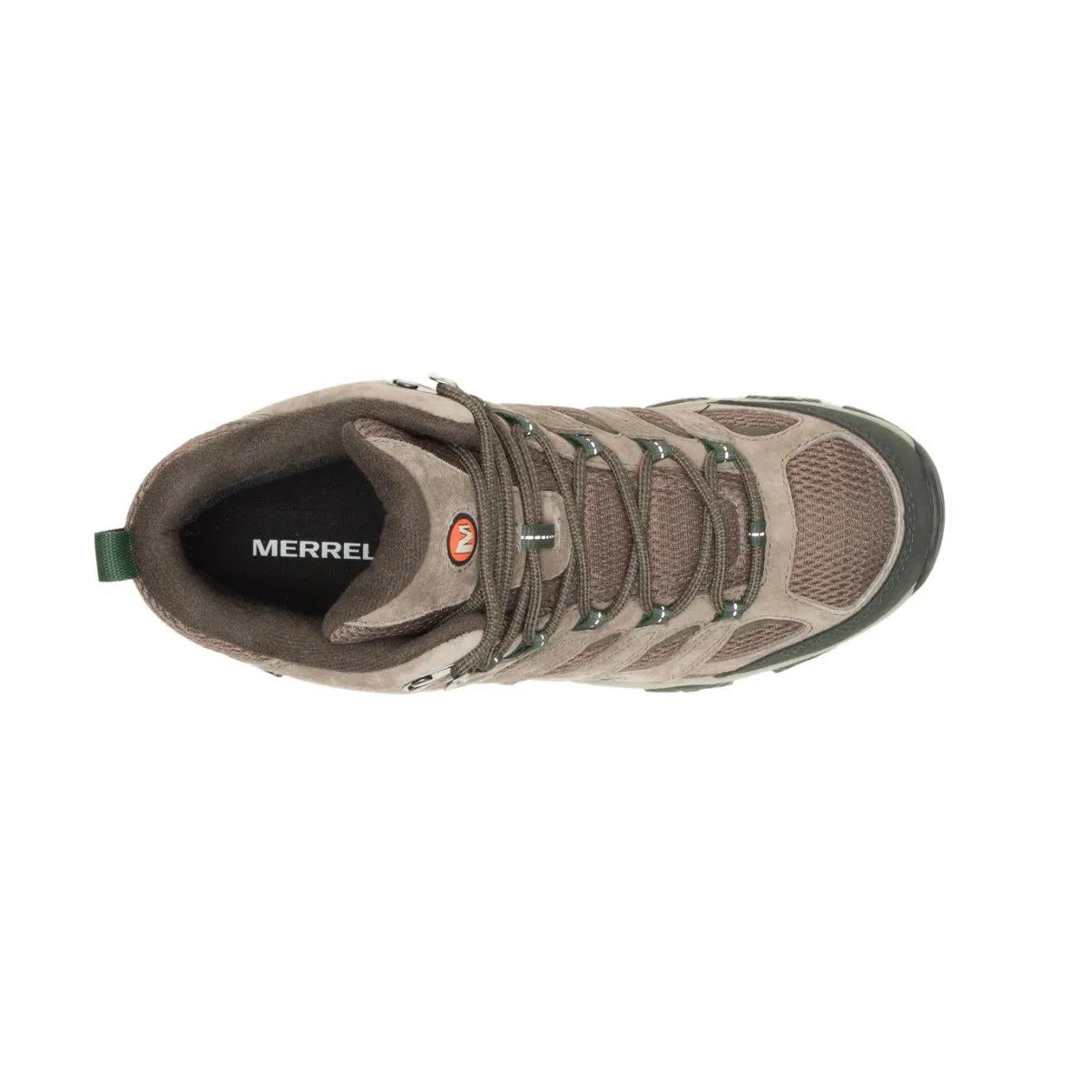 Merrell Men's Moab 3 Mid Waterproof Wide Width Boulder