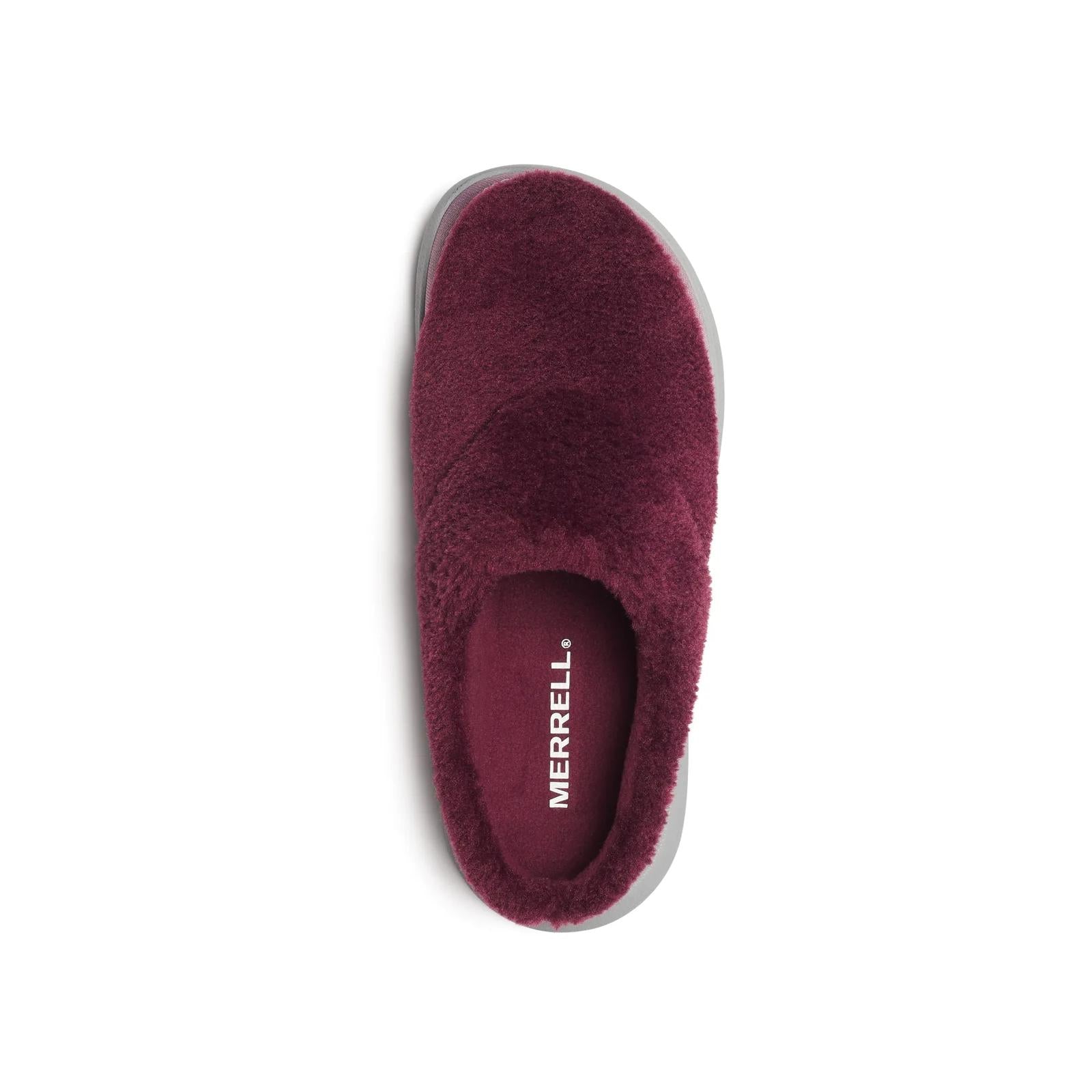 Merrell Women's Hut Moc 2 Slide Cozy Dark Cherry