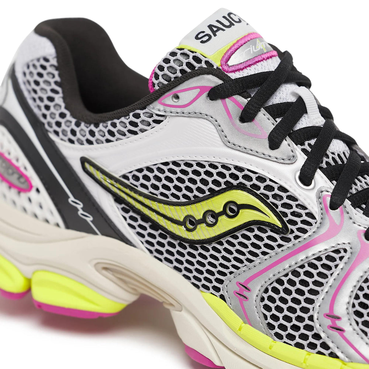 Saucony ProGrid Triumph 4 White | Fluo