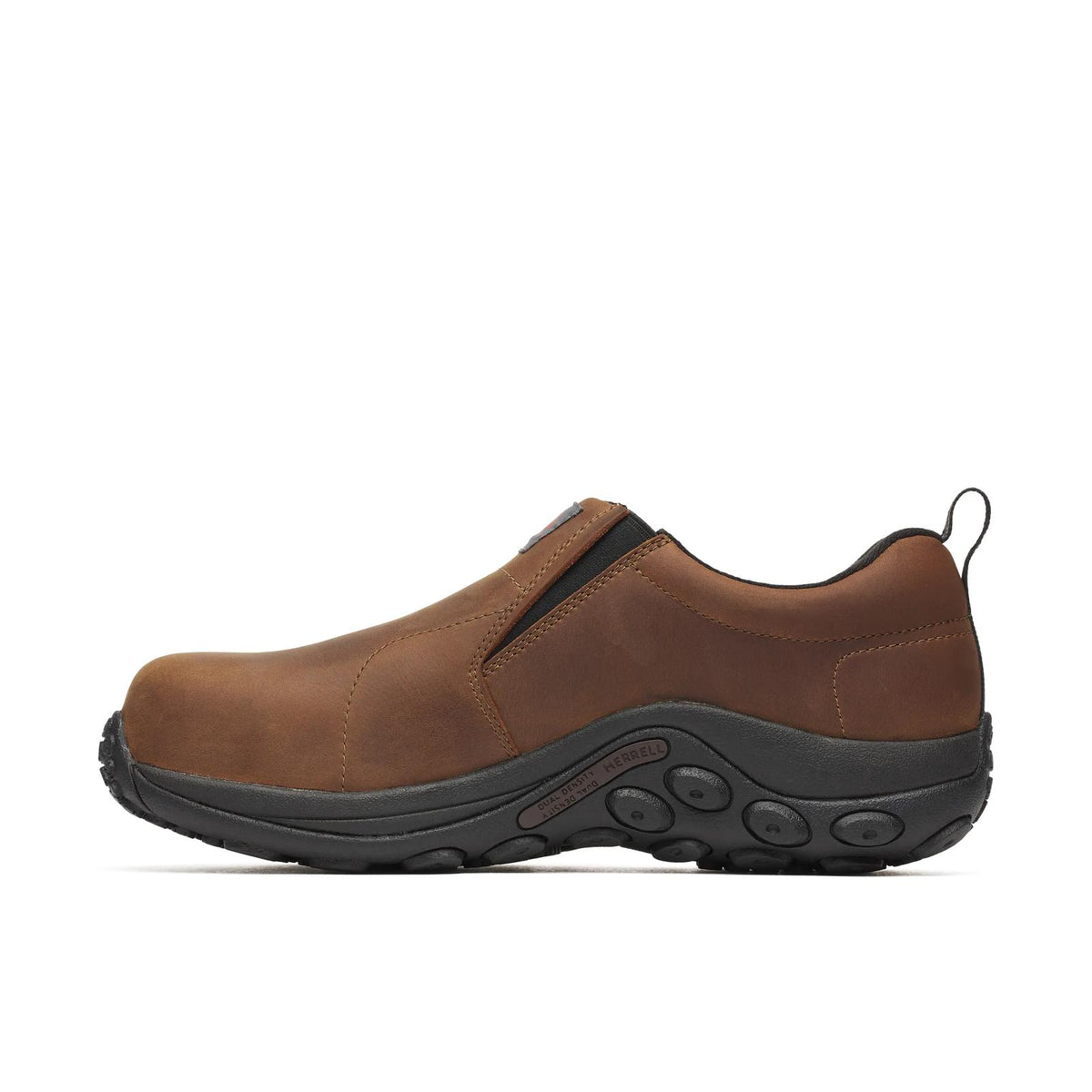Merrell Men's Jungle Moc Leather Hi-Vis Carbon Fiber Low Brown
