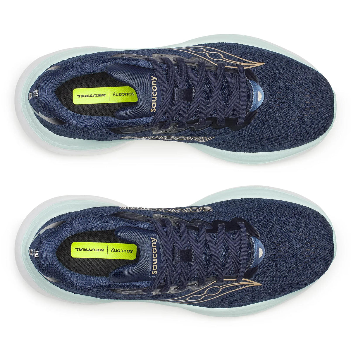 Saucony Women's Ride 19 Wide Navy | Aqua