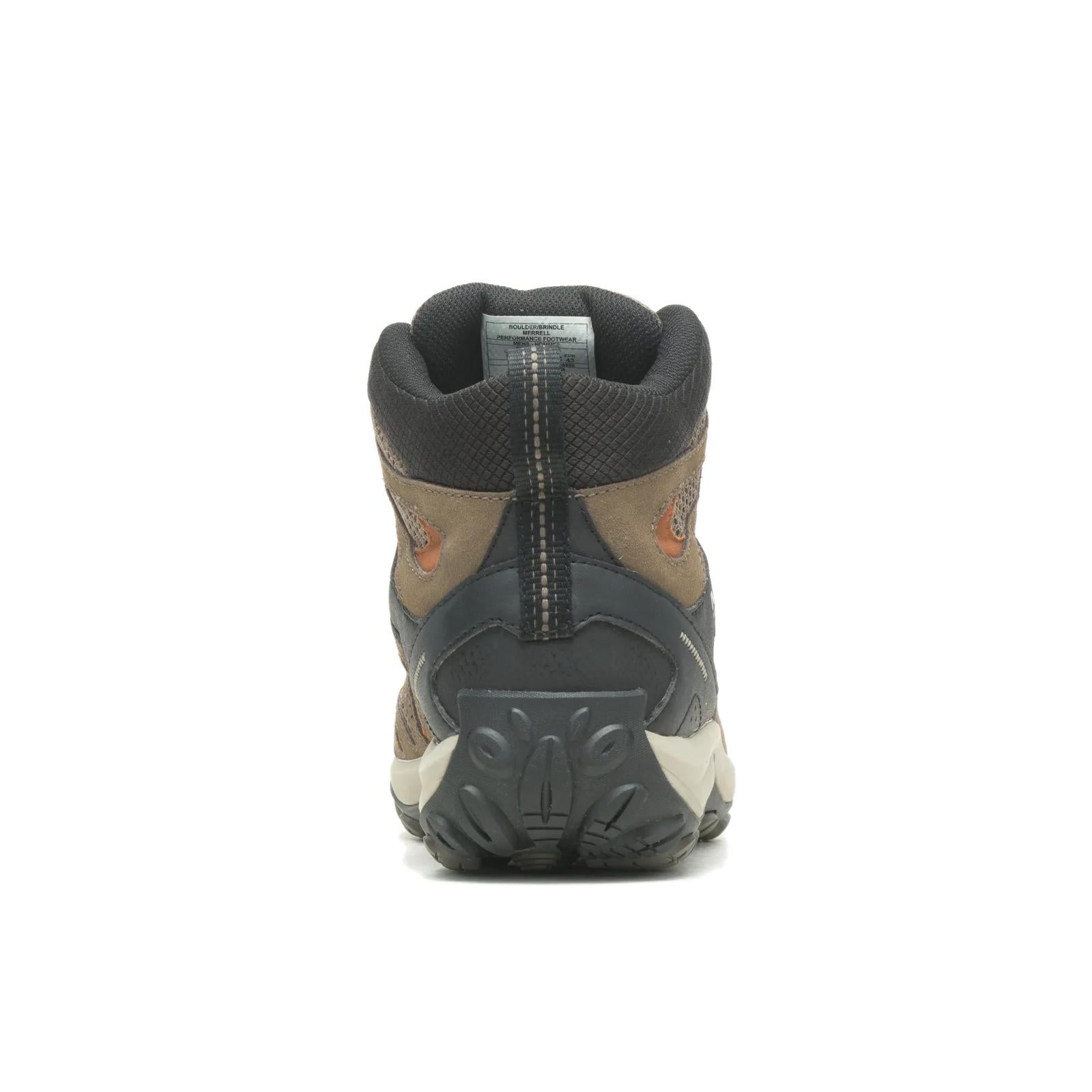 Merrell Men's Crosslander 3 Mid Waterproof Boulder/Brindle