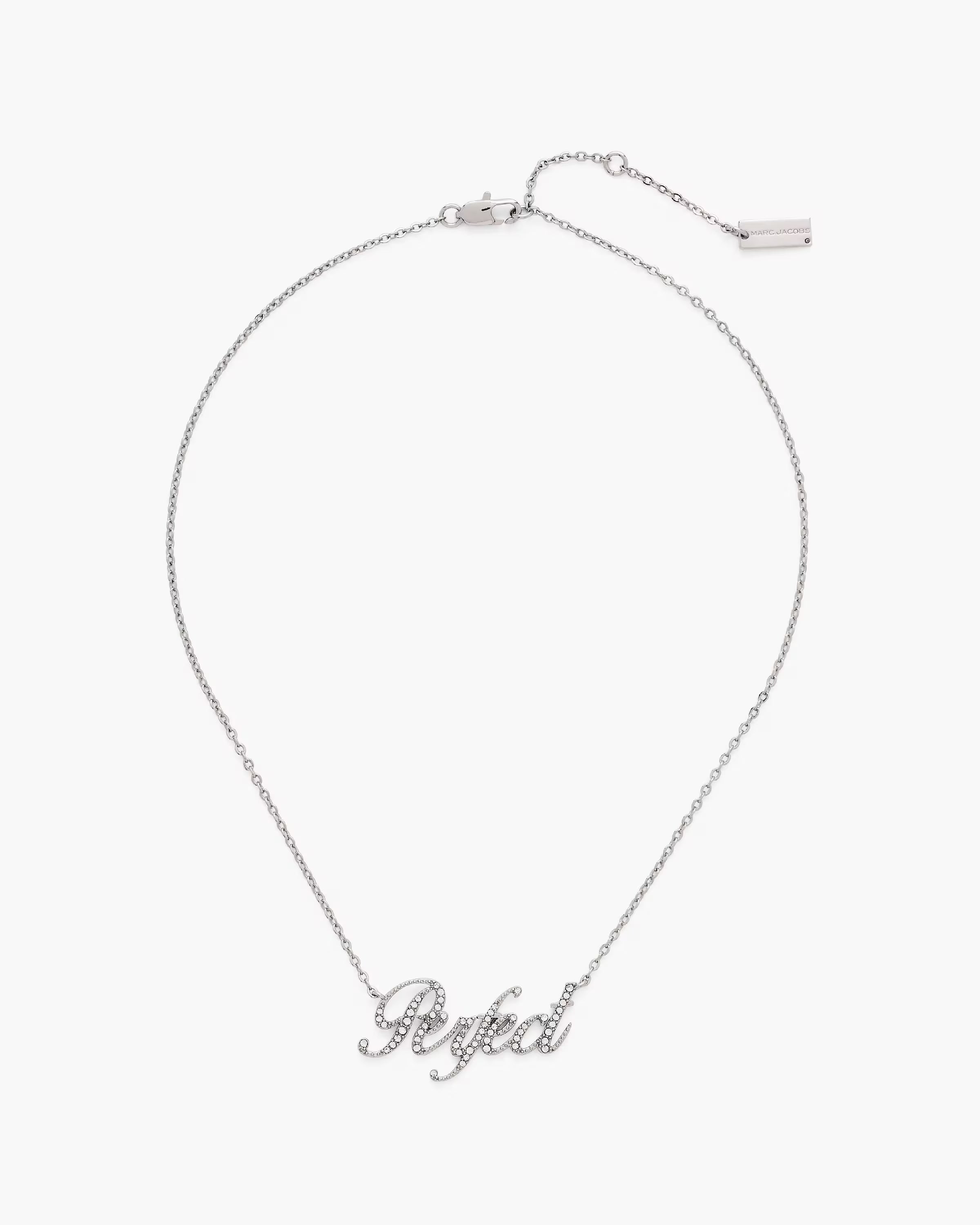 Marc Jacobs The Perfect Pave Necklace Silver/Crystal