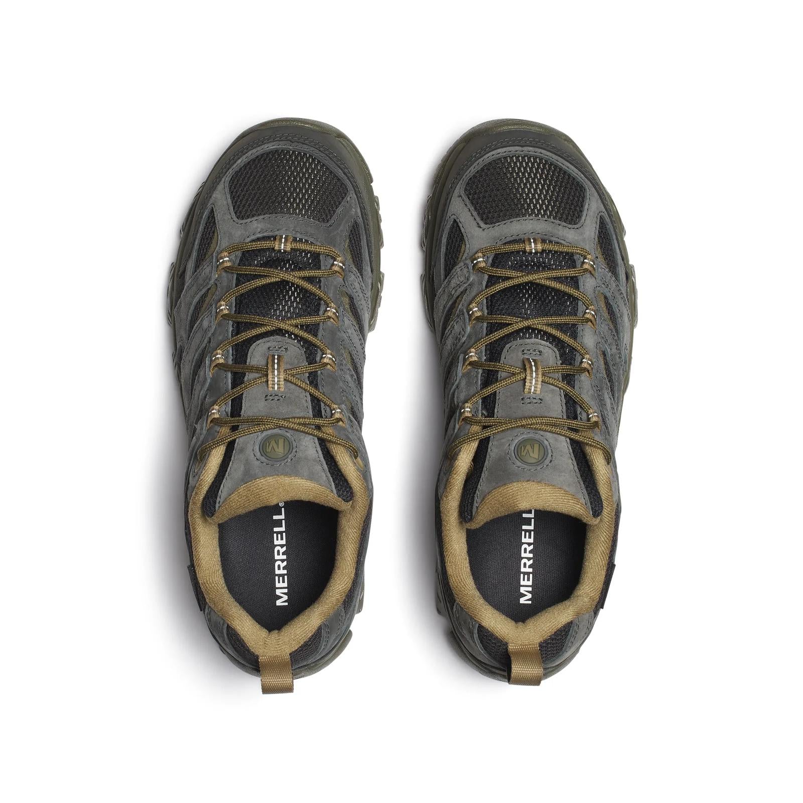 Merrell Men's Moab 3 Waterproof Wide Width Black/Beluga