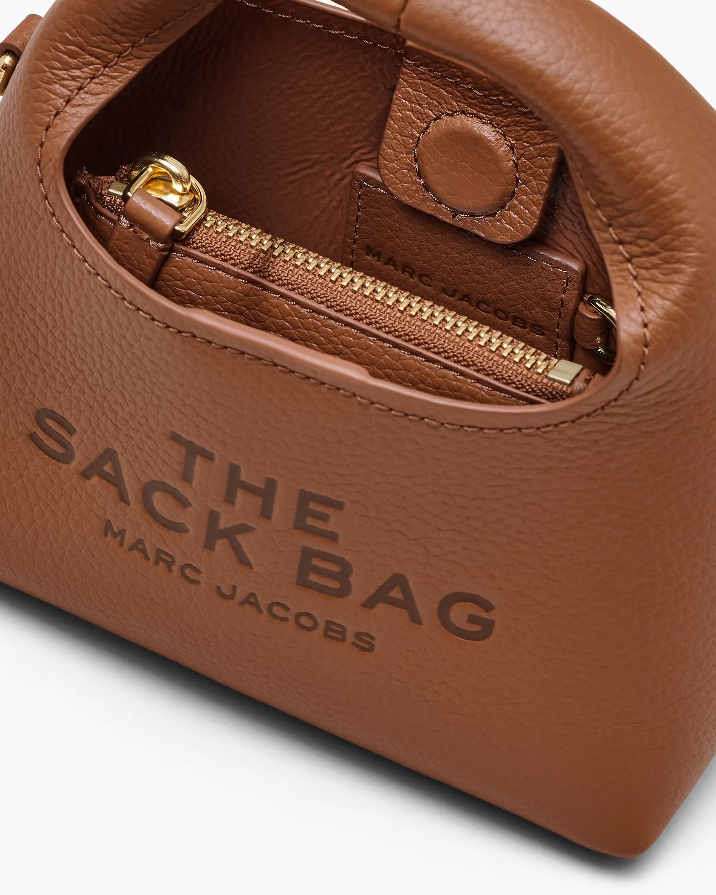 Marc Jacobs The Micro Crossbody Sack Bag Argan Oil