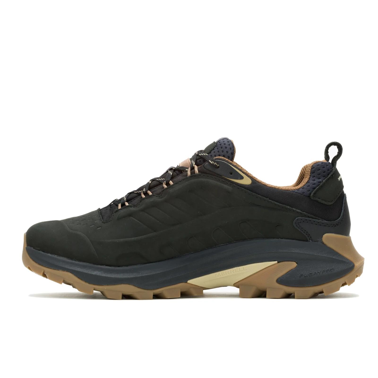 Merrell Men's Moab Speed 2 Leather Waterproof Black