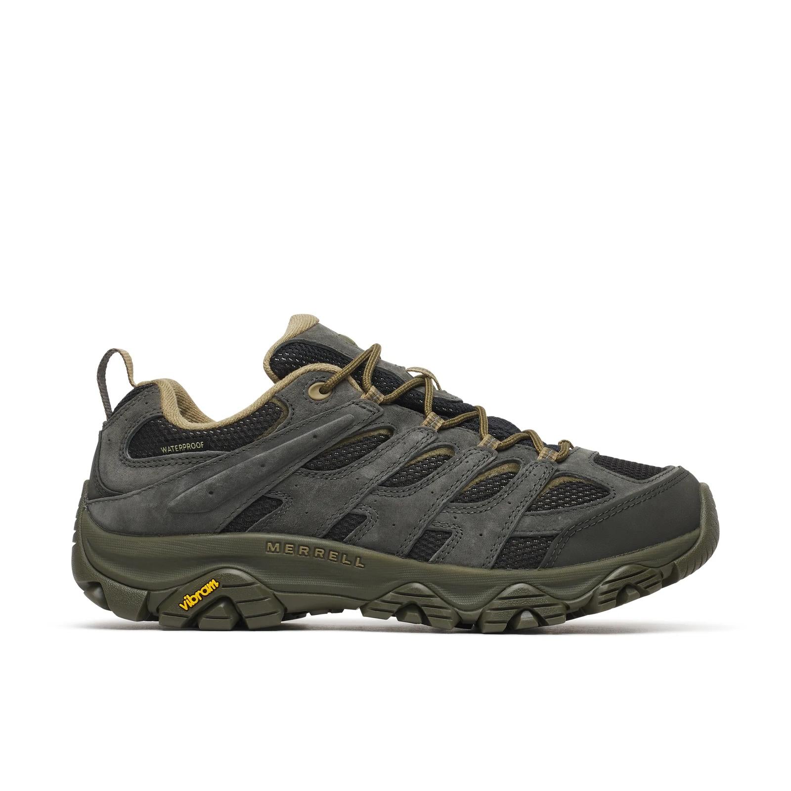 Merrell Men's Moab 3 Waterproof Black/Beluga