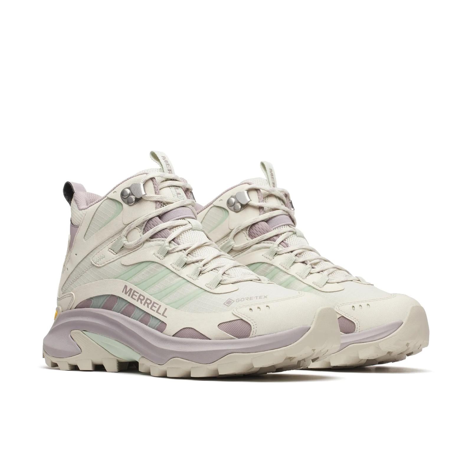 Merrell Women's Moab Speed 2 Mid GORE-TEX Greige