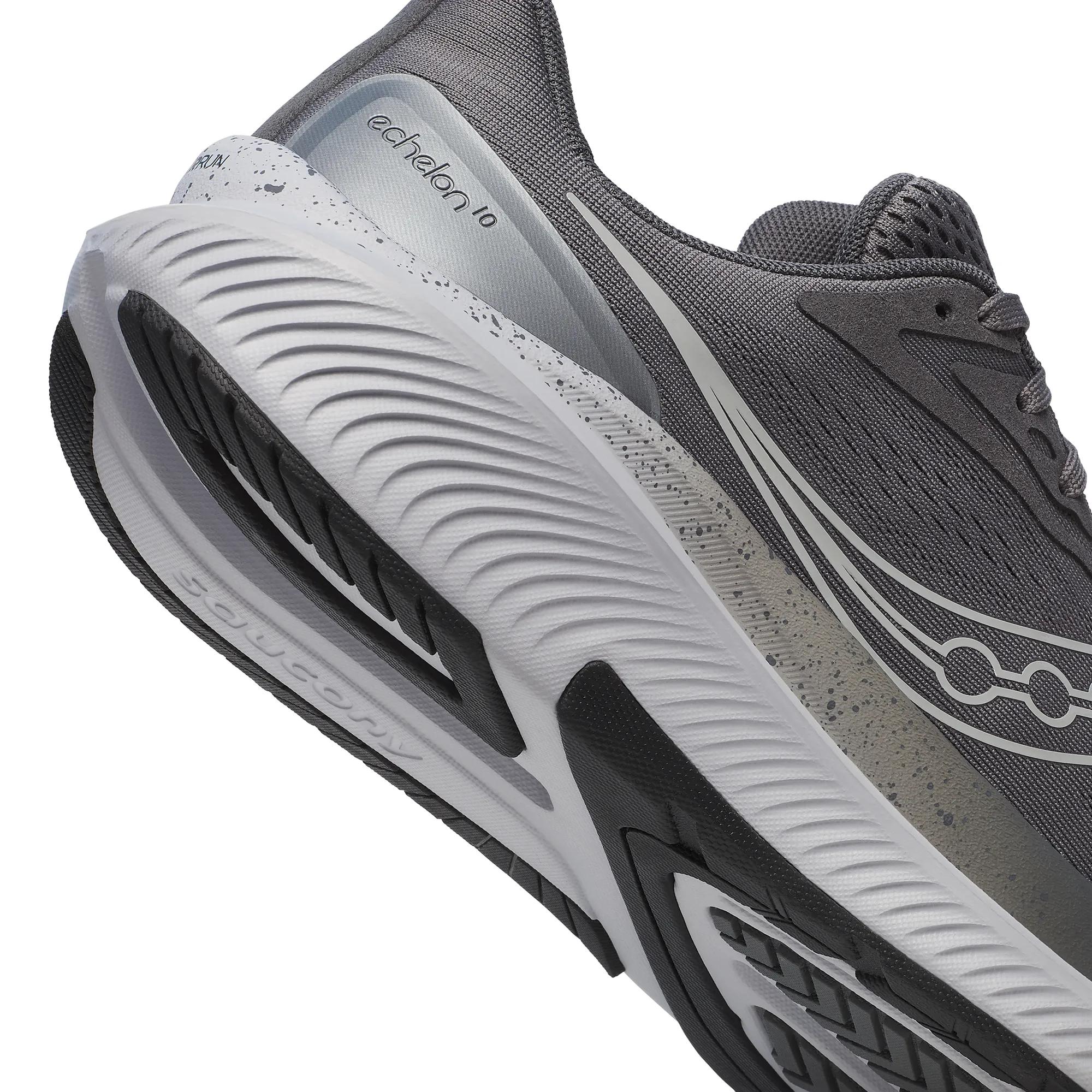 Saucony Men's Echelon 10 Extra Wide Carbon | Black