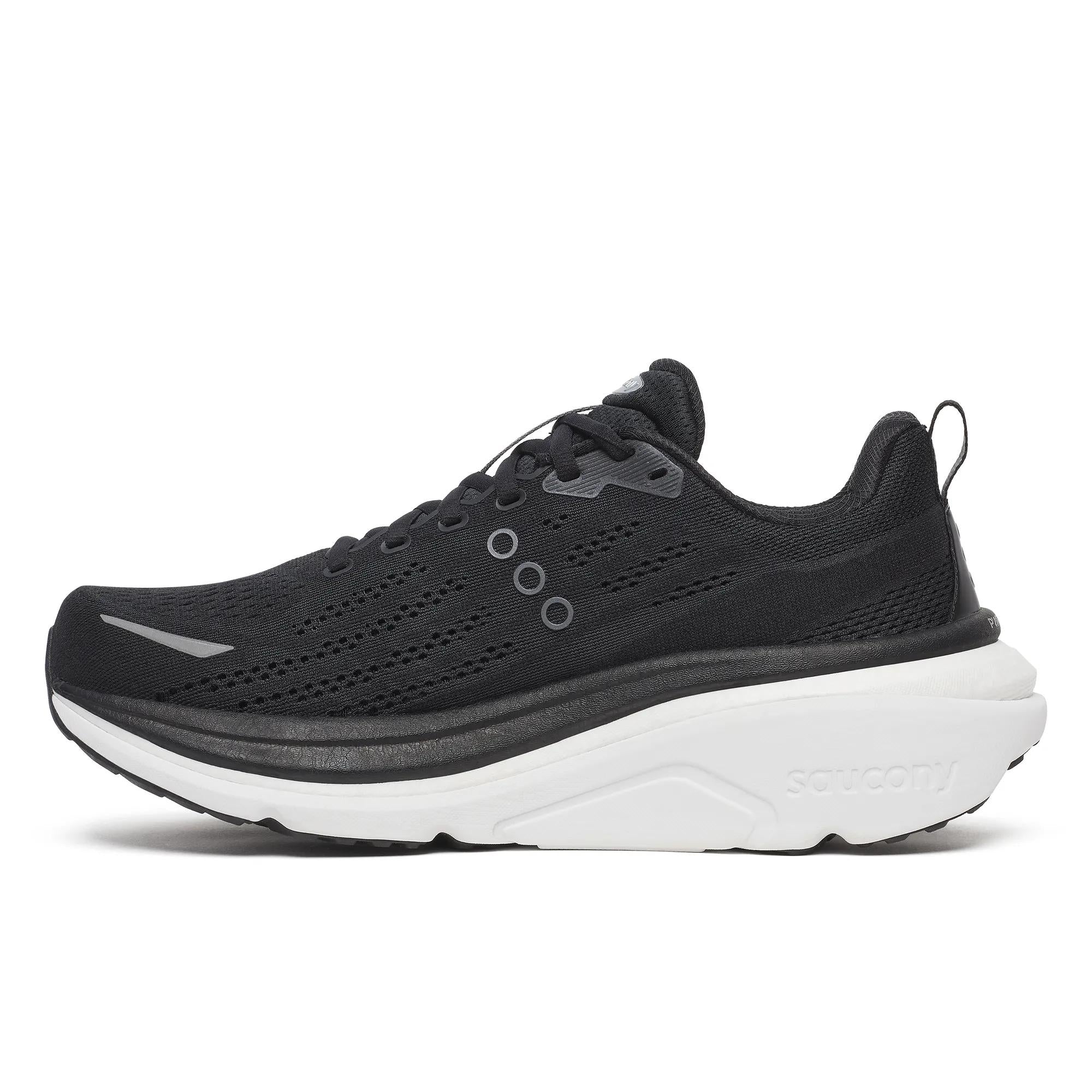 Saucony Men's Hurricane 25 Wide Black | White