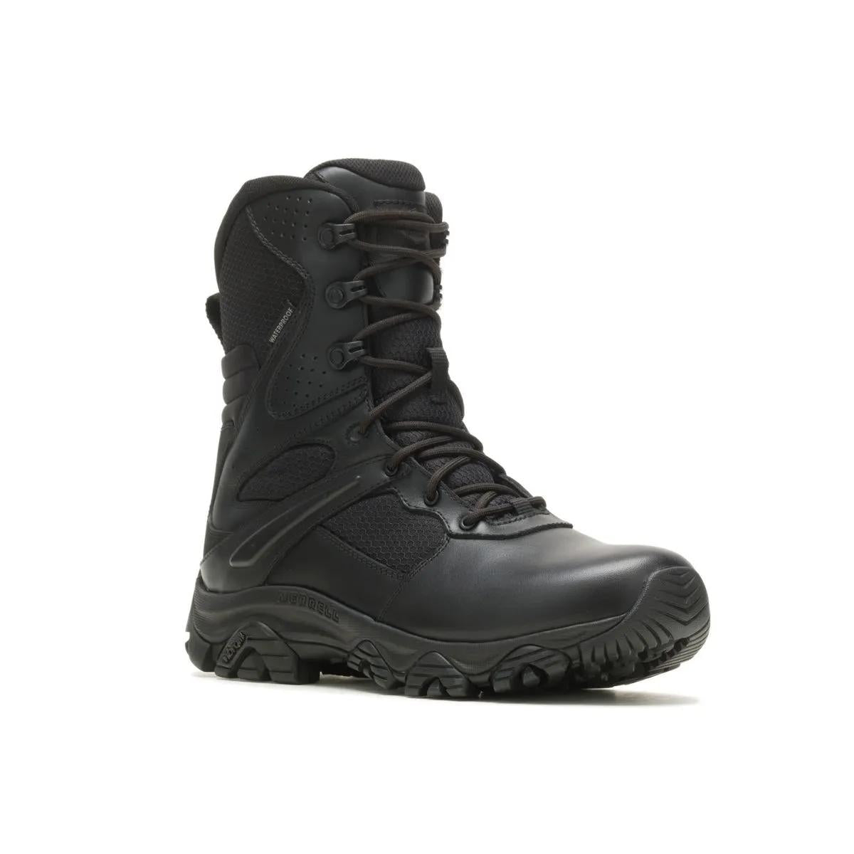 Merrell Men's Moab 3 8" Tactical Response Zip Waterproof Boot Black