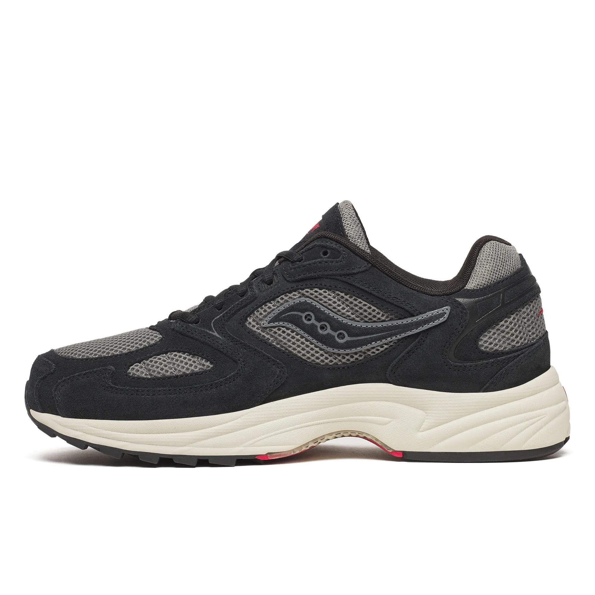 Saucony Grid Jazz 9 Suede Black | Fire Red